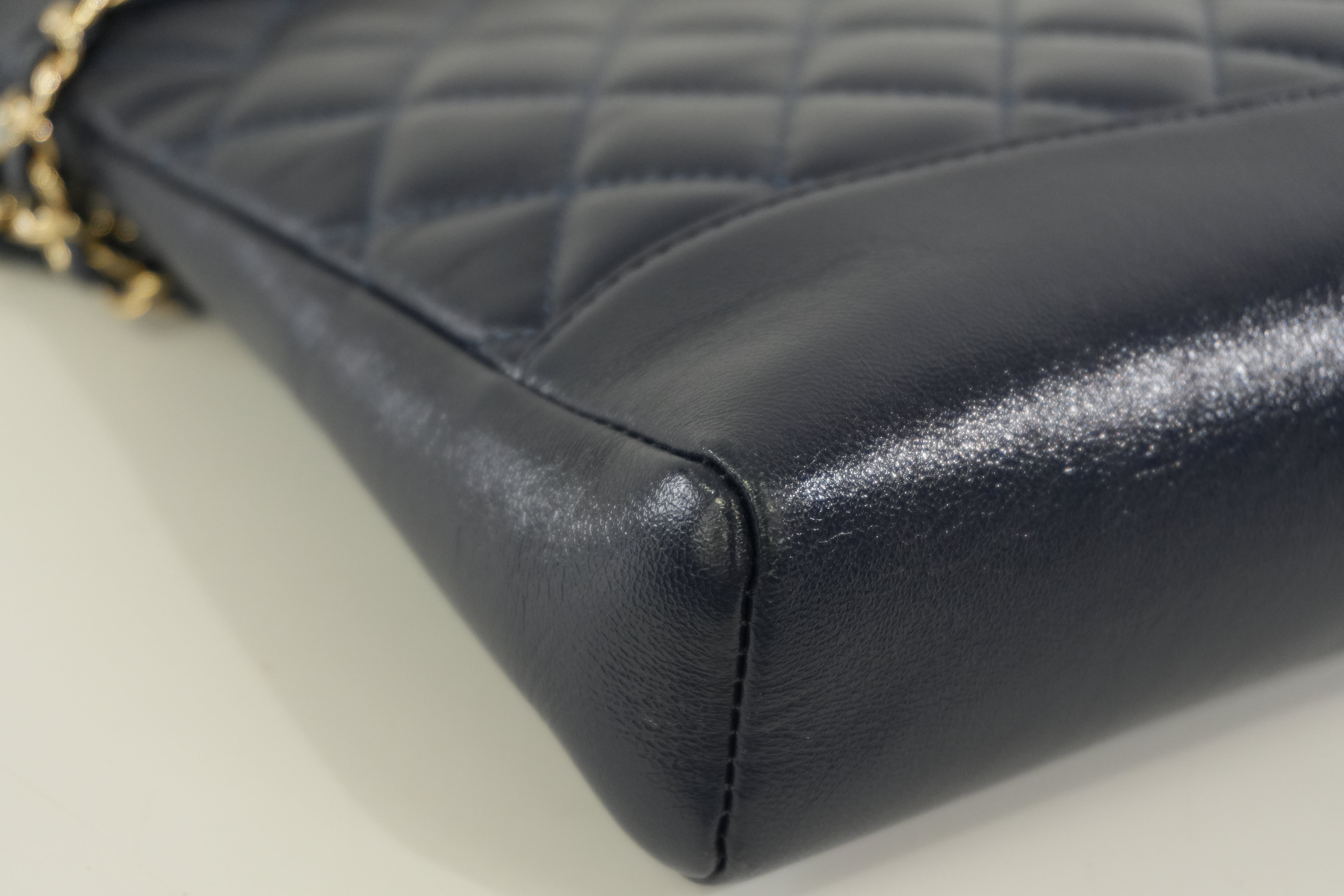 Pre-owned Chanel 31 Mini Shopping Shoulder Bag Blue