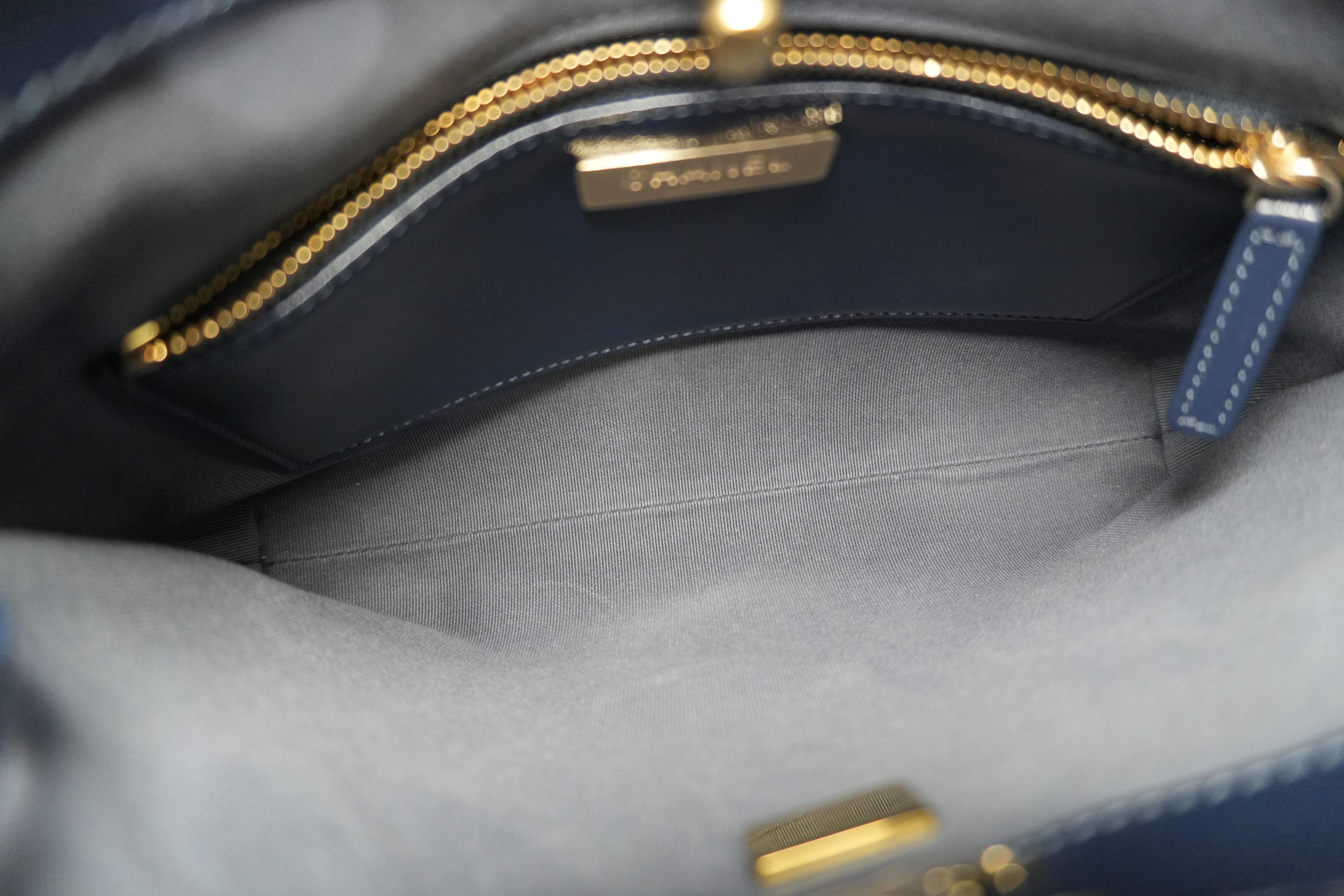 Pre-owned Chanel 31 Mini Shopping Shoulder Bag Blue