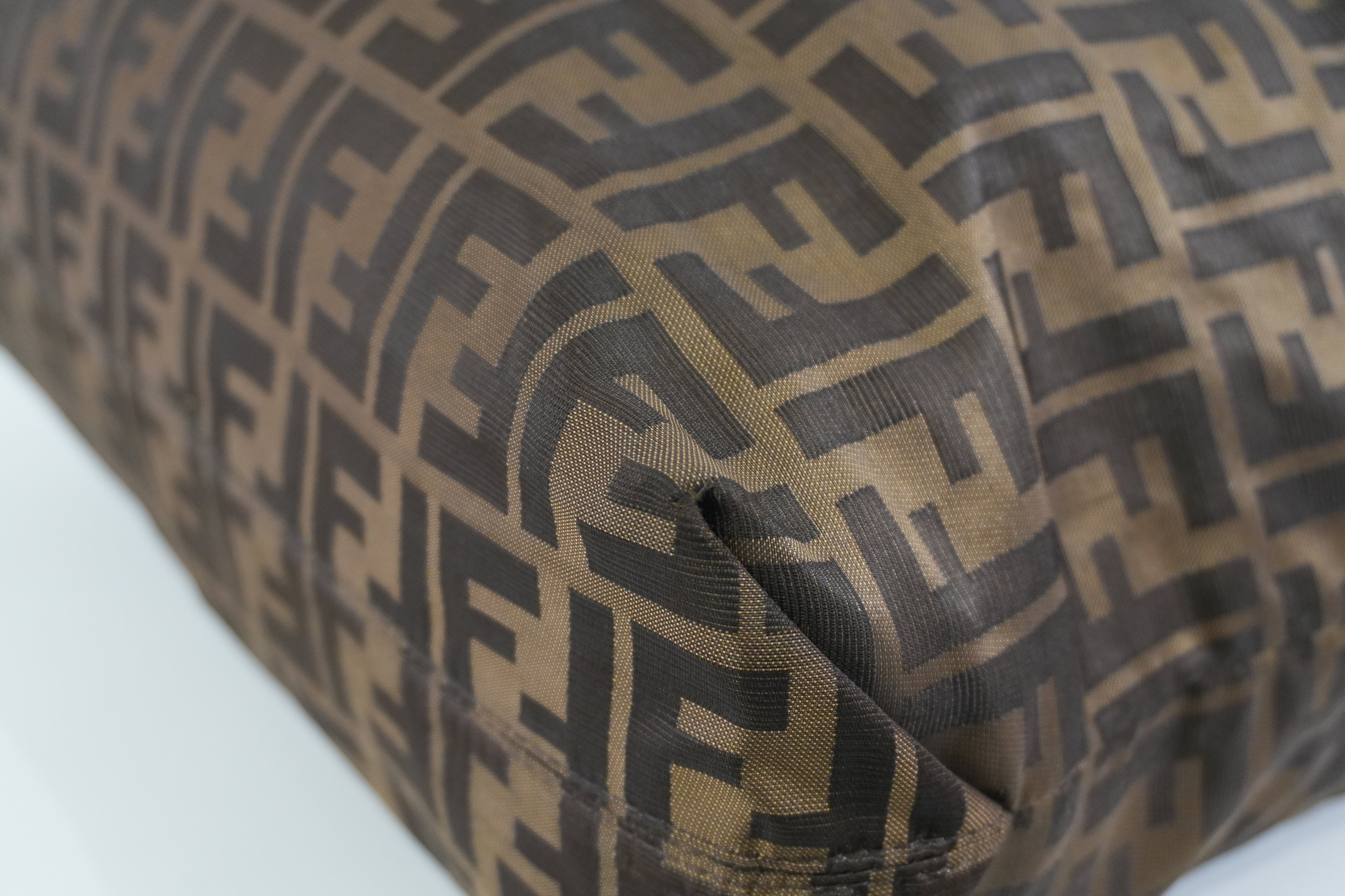 Pre-owned Fendi Zucca Two Way Shoulder Bag Brown