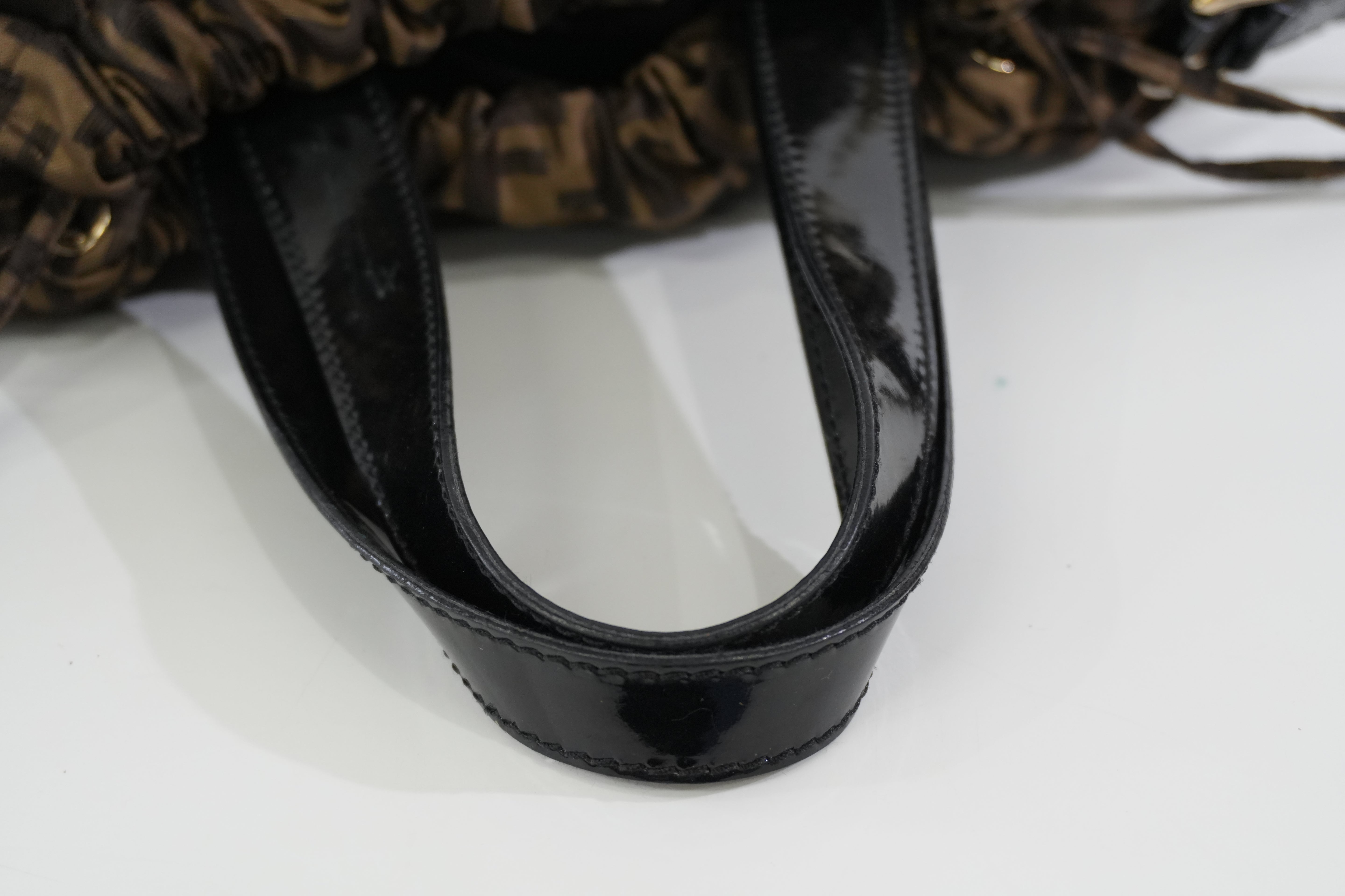 Pre-owned Fendi Zucca Two Way Shoulder Bag Brown