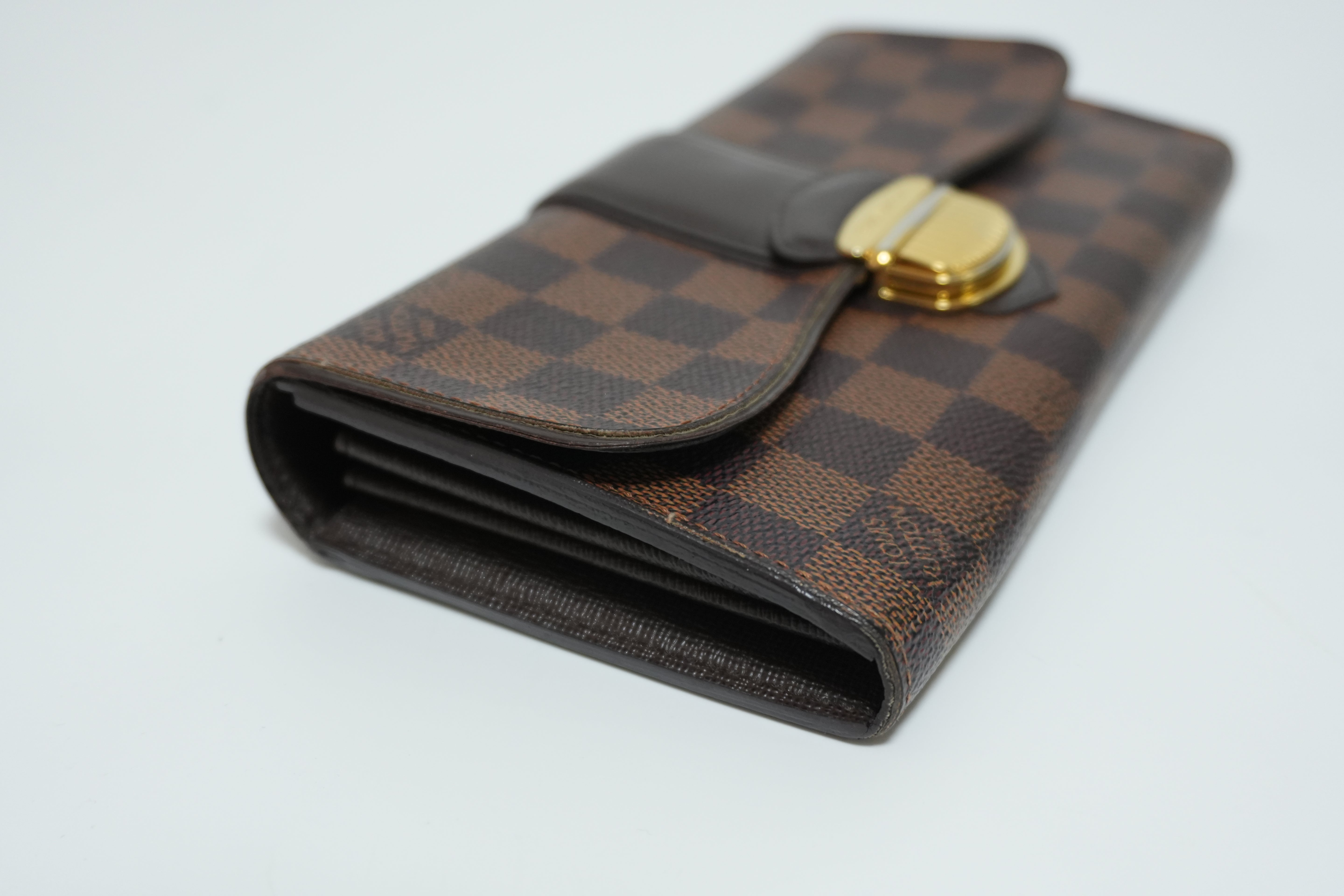 Louis Vuitton Damier Ebene Portefeuille Sistine Wallet Used