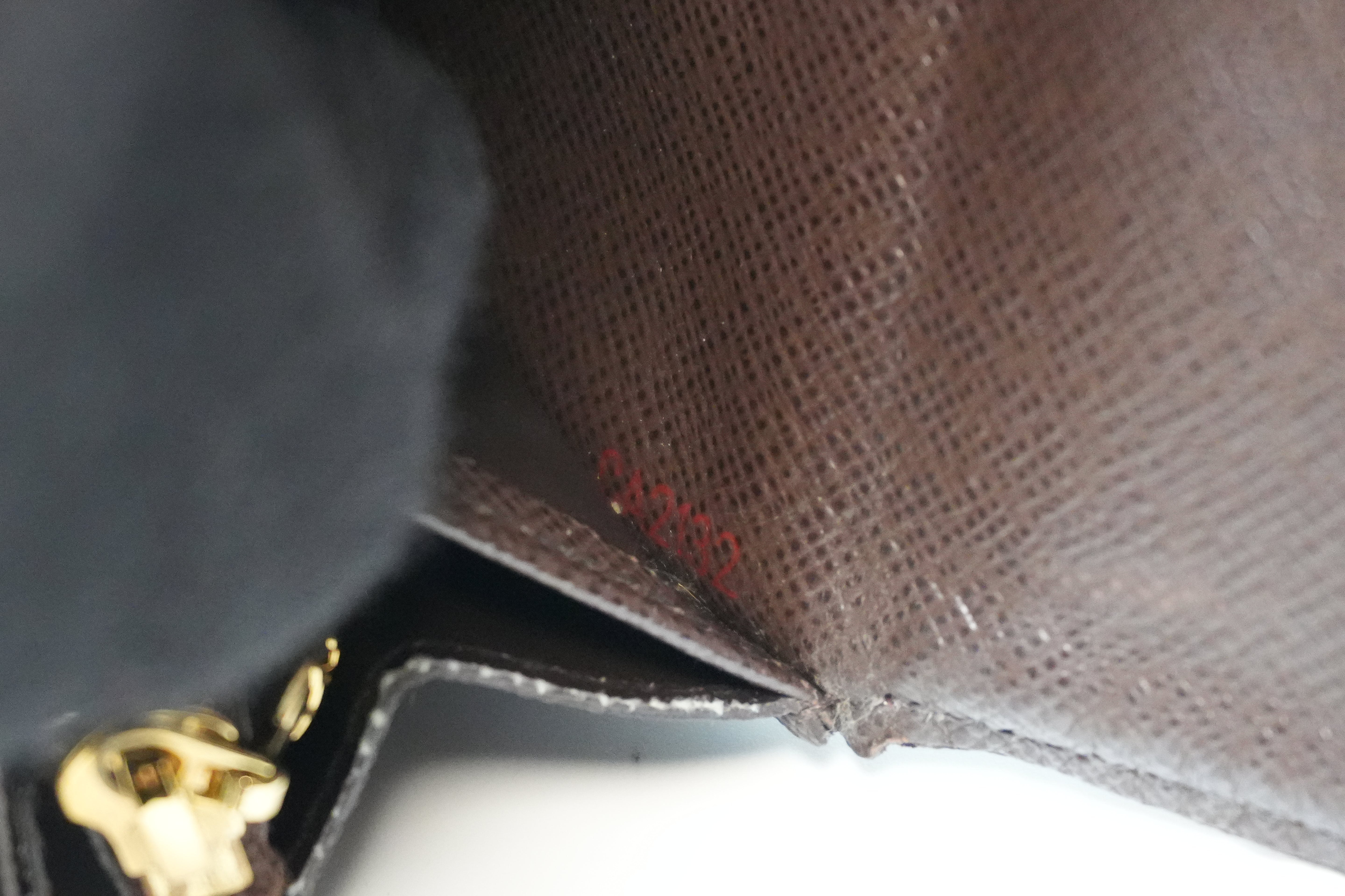 Louis Vuitton Damier Ebene Portefeuille Sistine Wallet Used