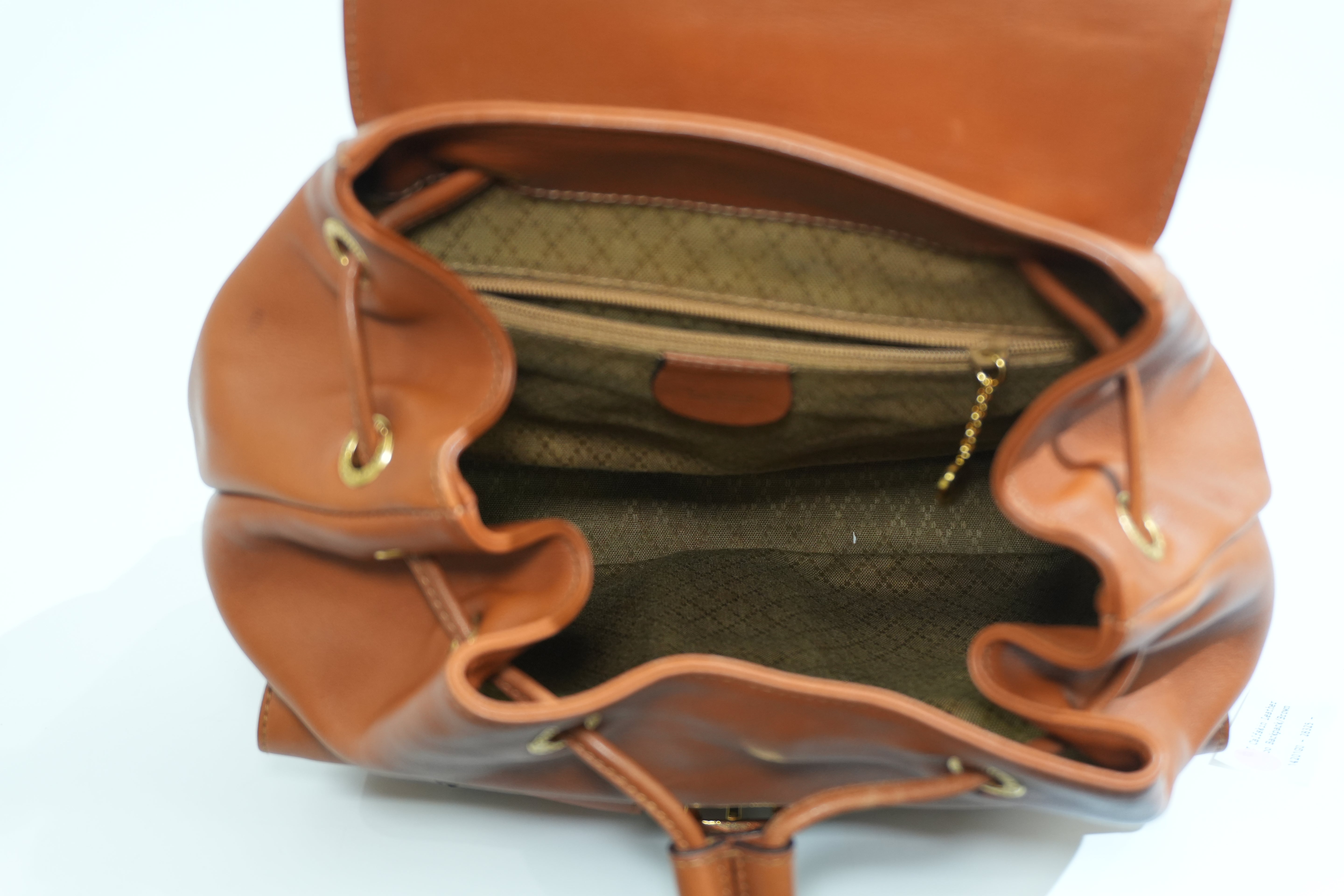 Pre-owned Gucci Bamboo Backpack Brown