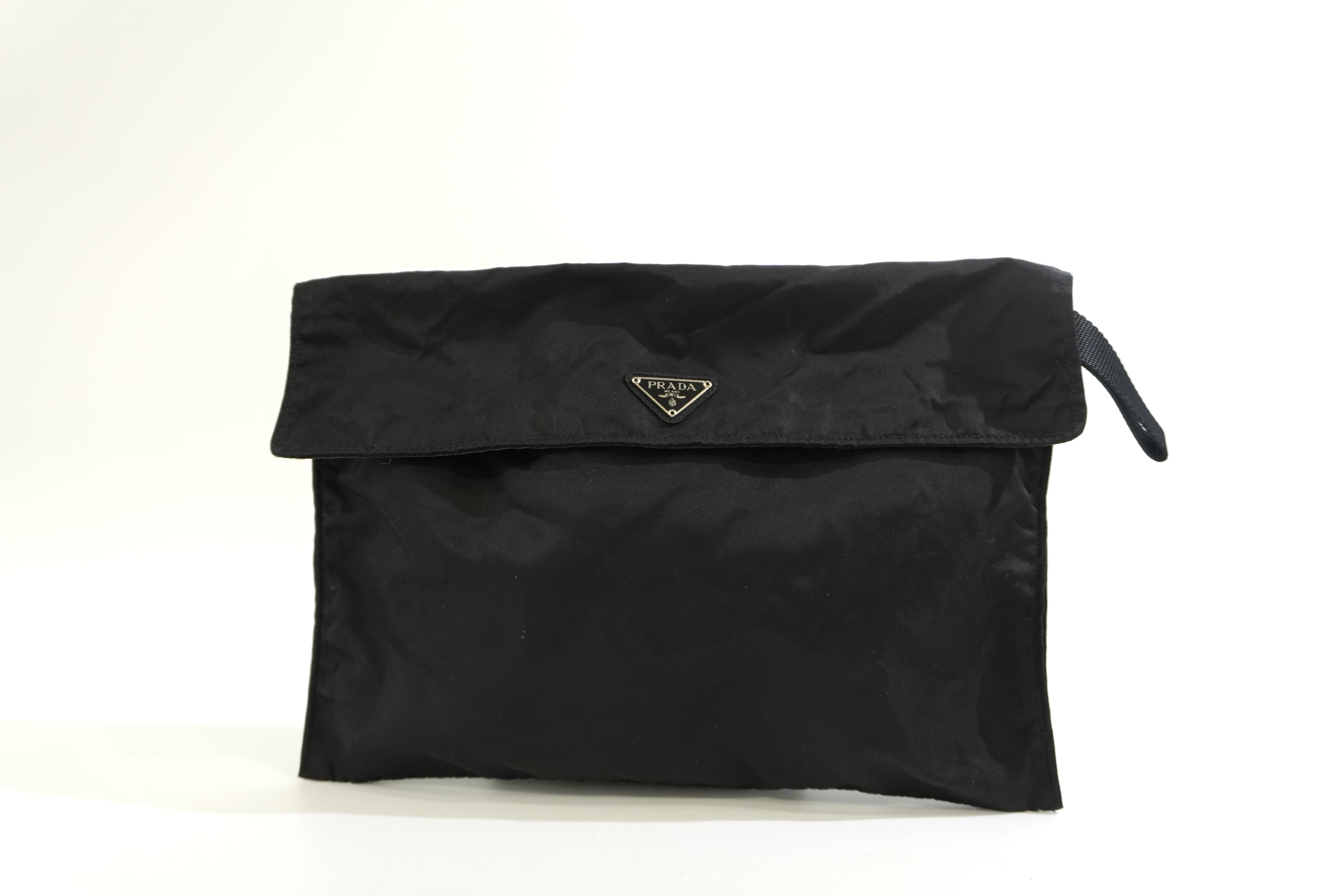 Pre-owned Prada Laptop Bag Black