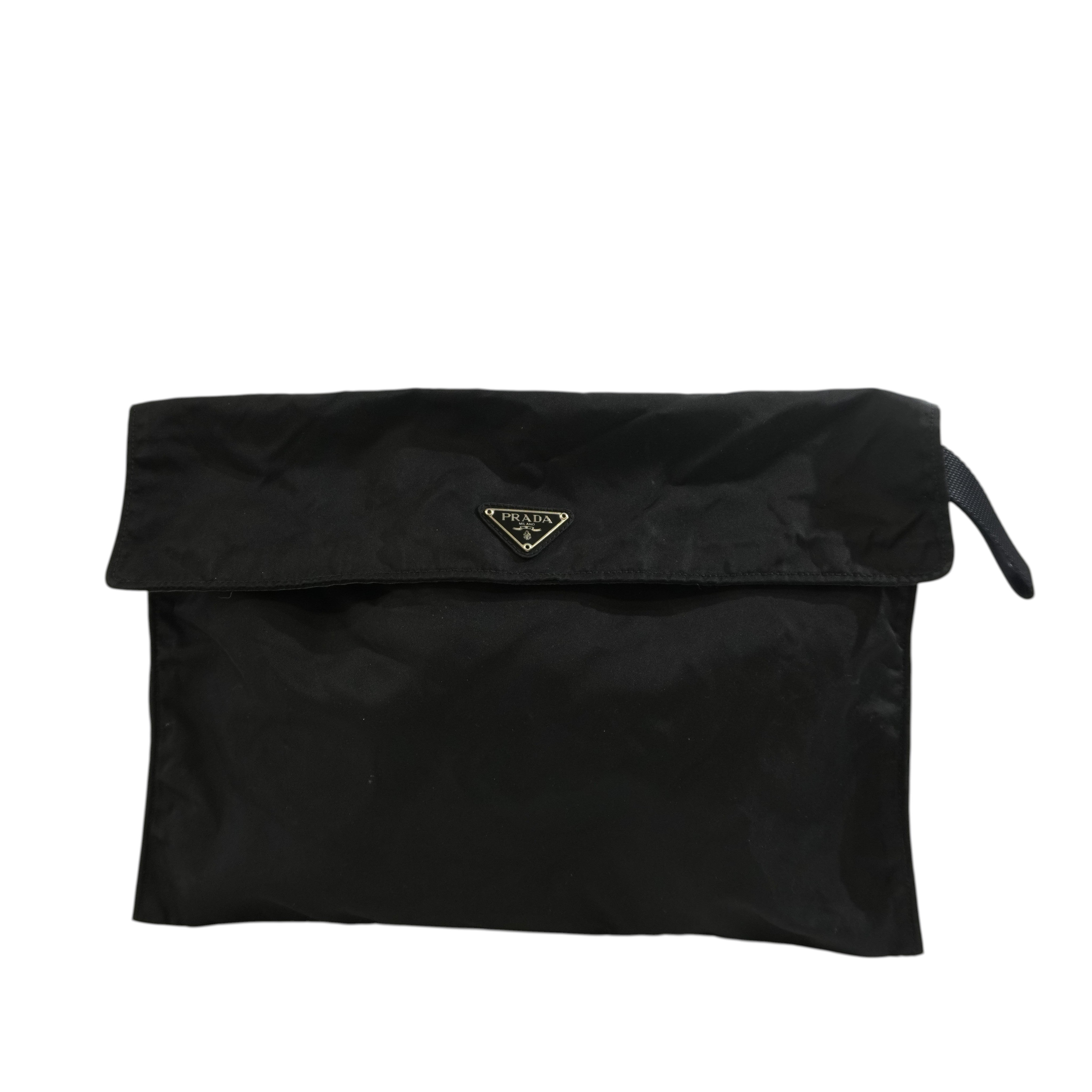Pre-owned Prada Laptop Bag Black