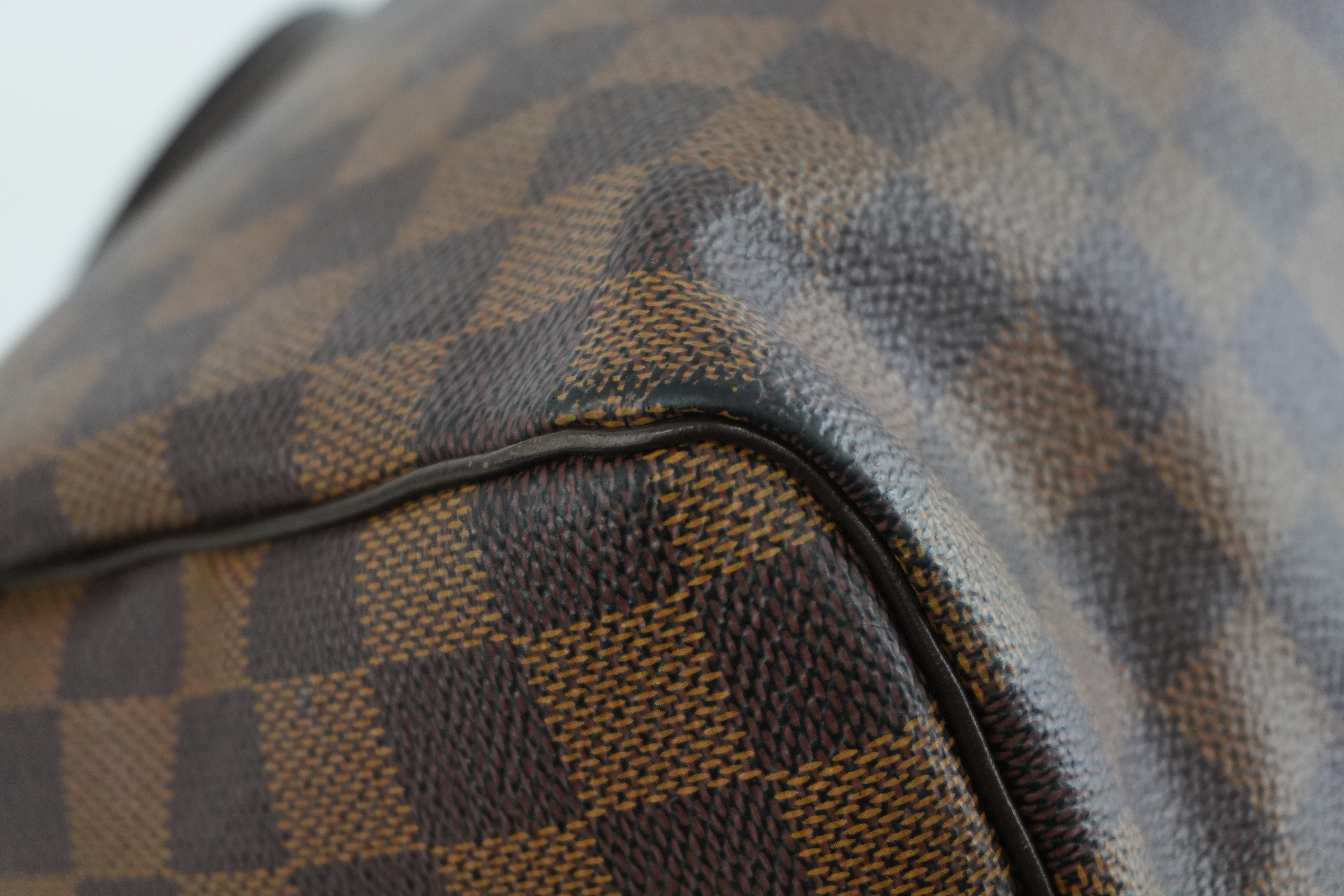 Louis Vuitton Damier Ebene Speedy 30 Handbag Used