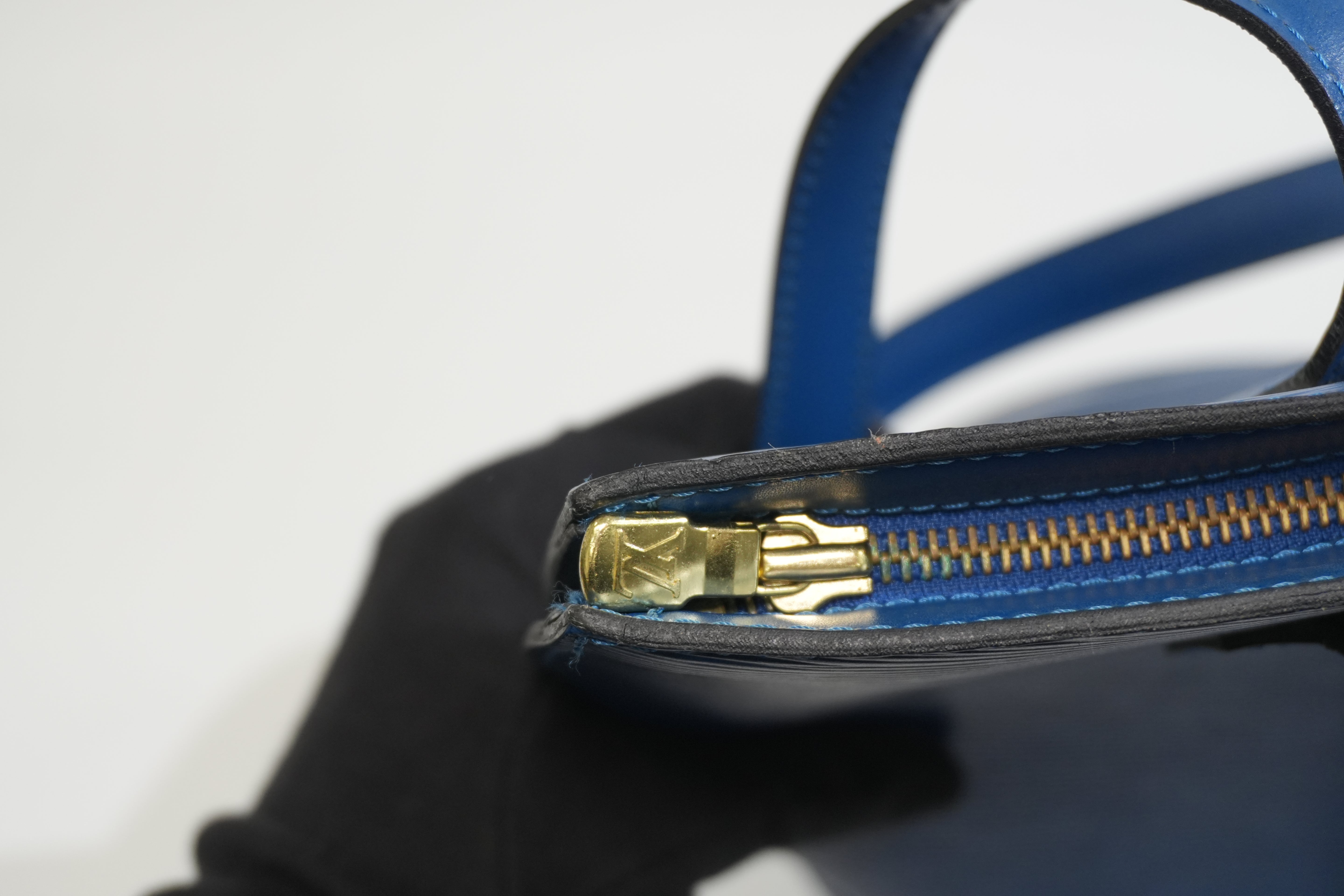 Pre-owned Louis Vuitton Epi Saint Jacque Tote Bag Blue