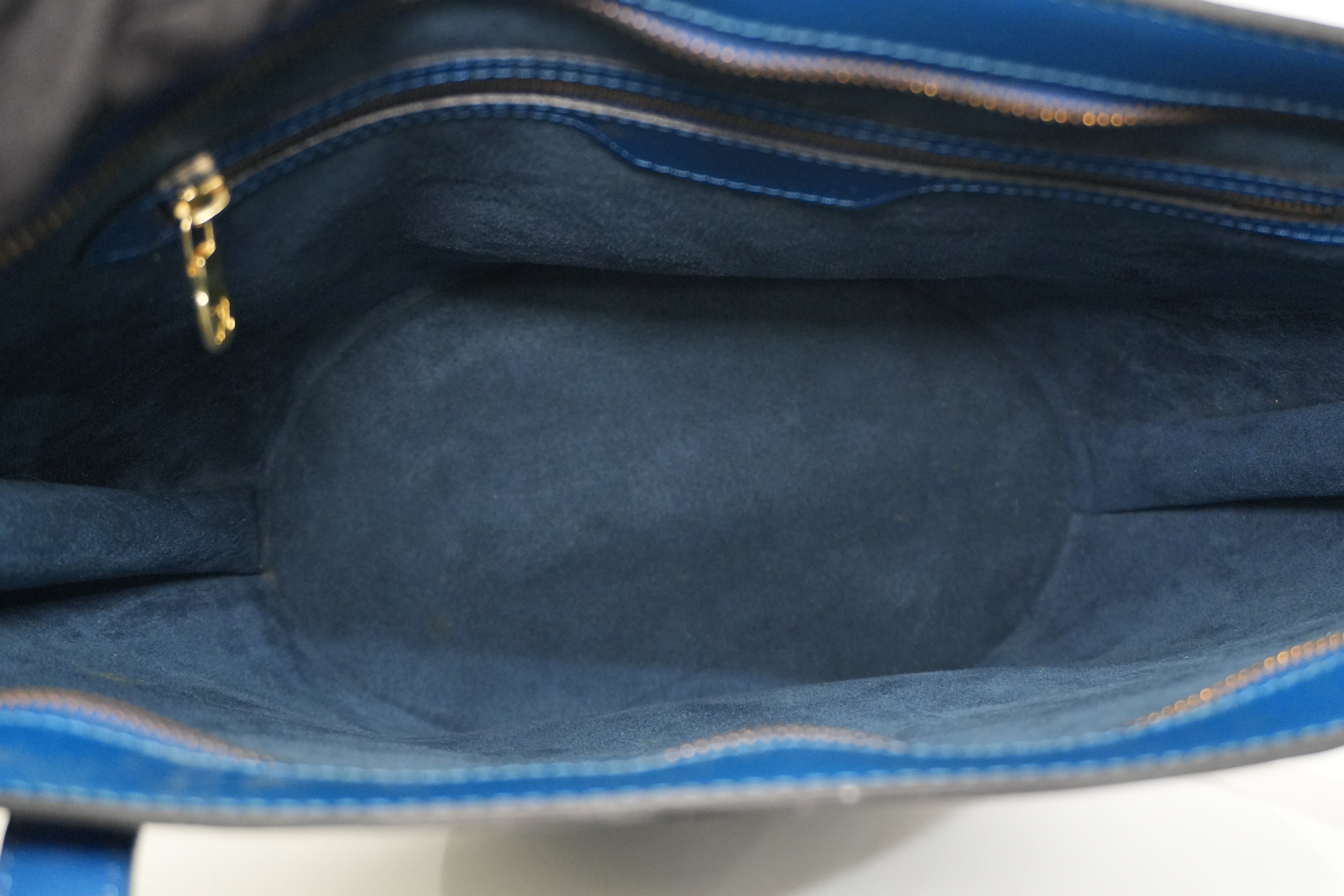 Pre-owned Louis Vuitton Epi Saint Jacque Tote Bag Blue