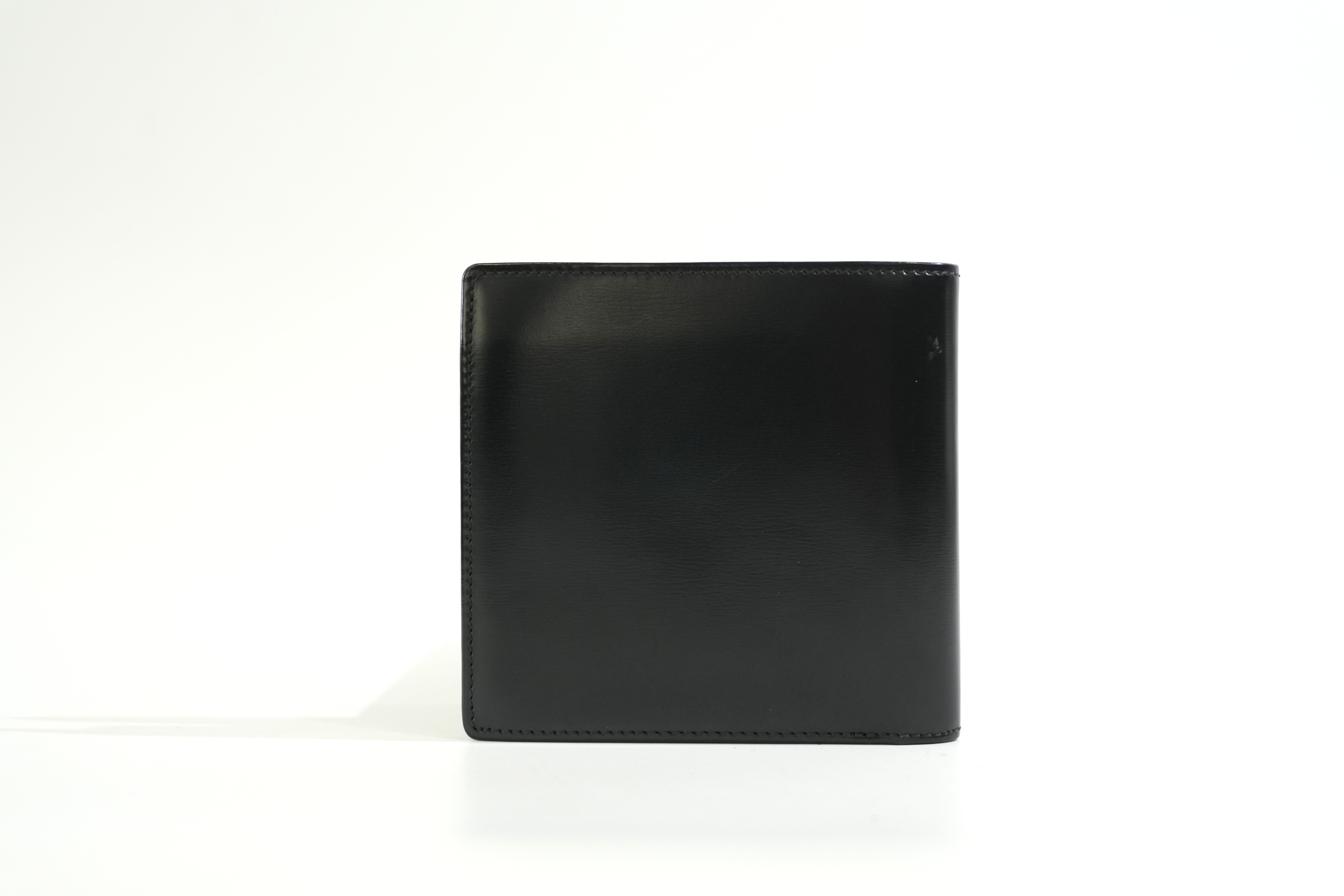 Pre-owned Cartier Compact Wallet Black
