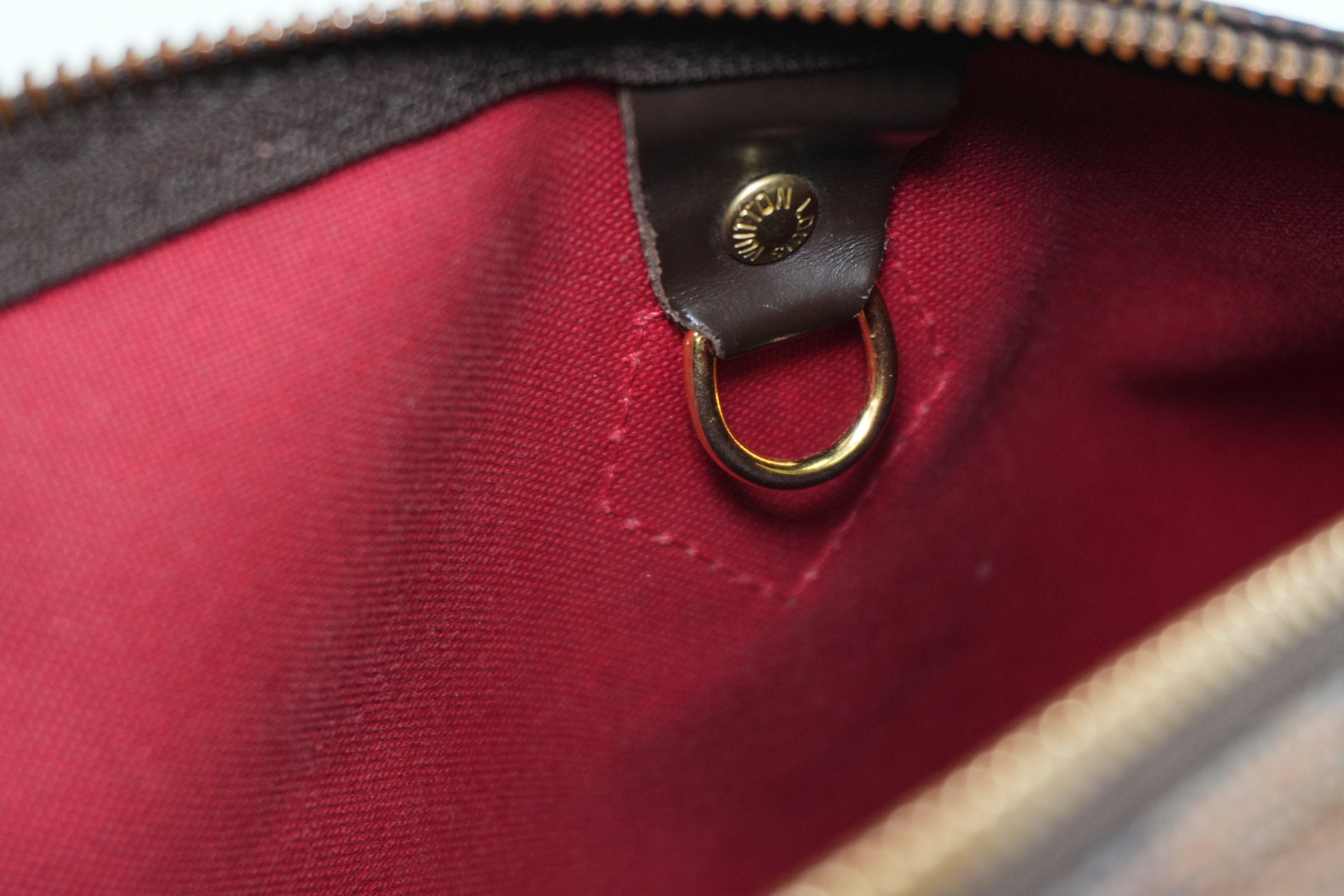 Louis Vuitton Damier Ebene Speedy 30 Handbag Used