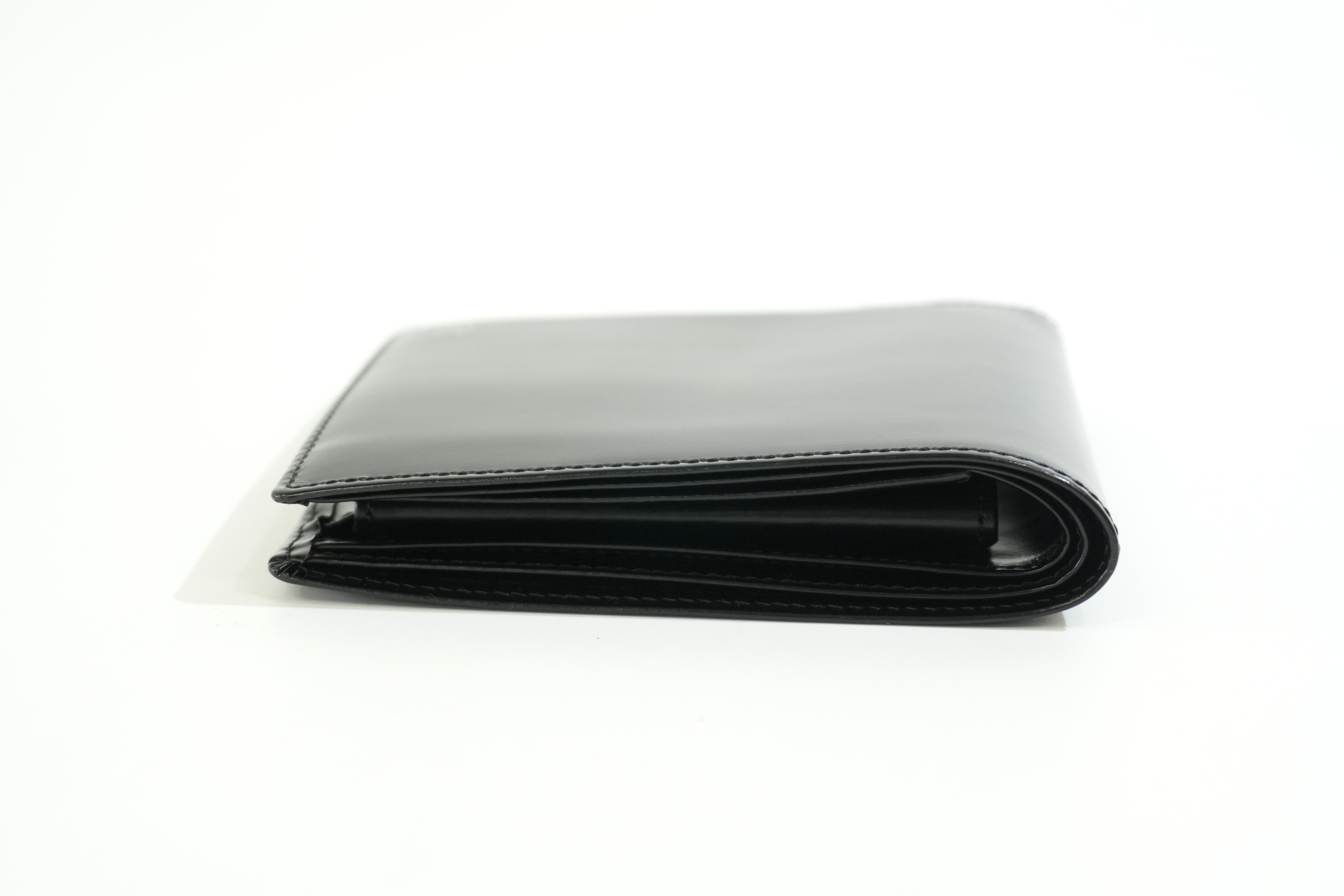 Pre-owned Cartier Compact Wallet Black