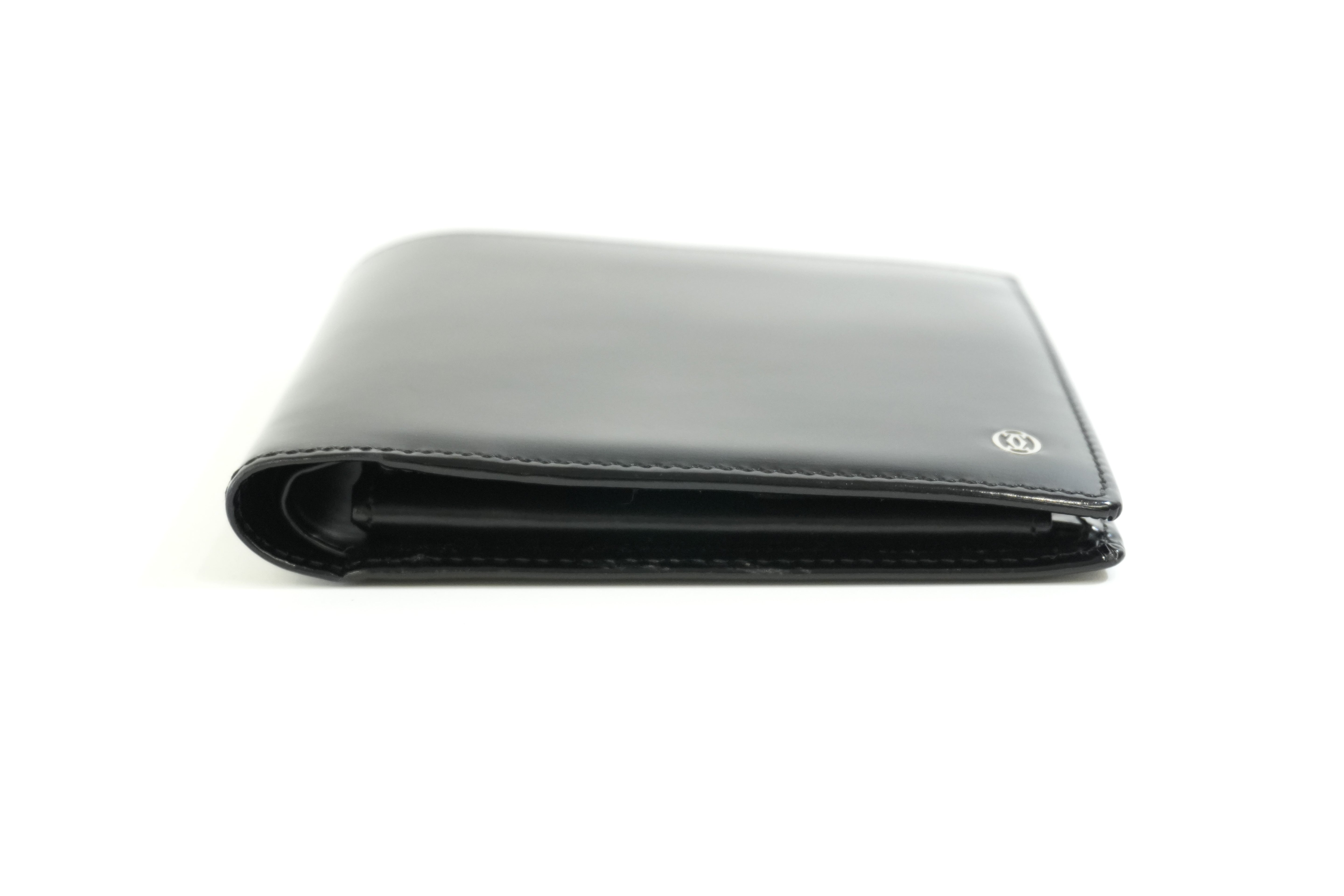 Pre-owned Cartier Compact Wallet Black
