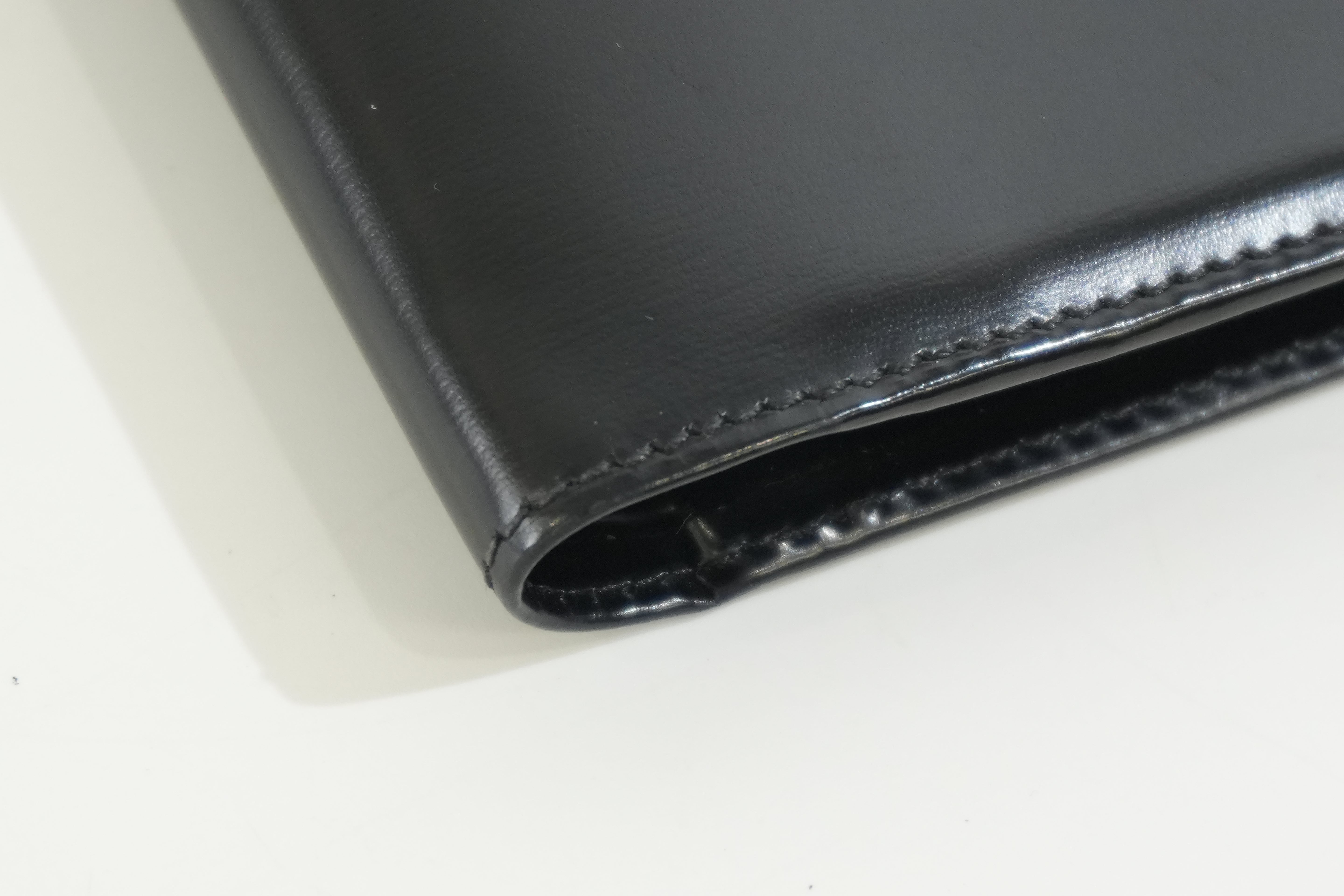 Pre-owned Cartier Compact Wallet Black