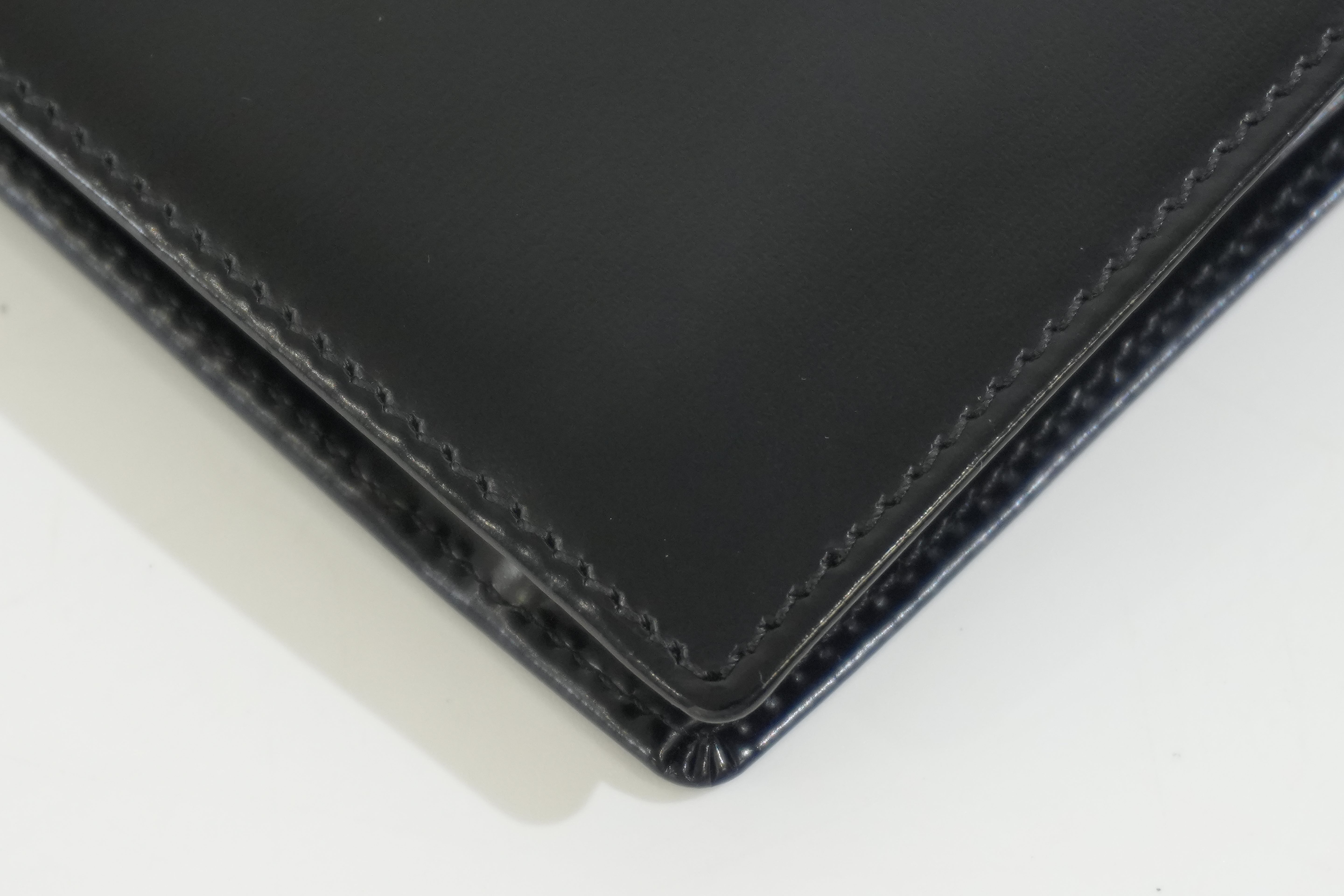Pre-owned Cartier Compact Wallet Black