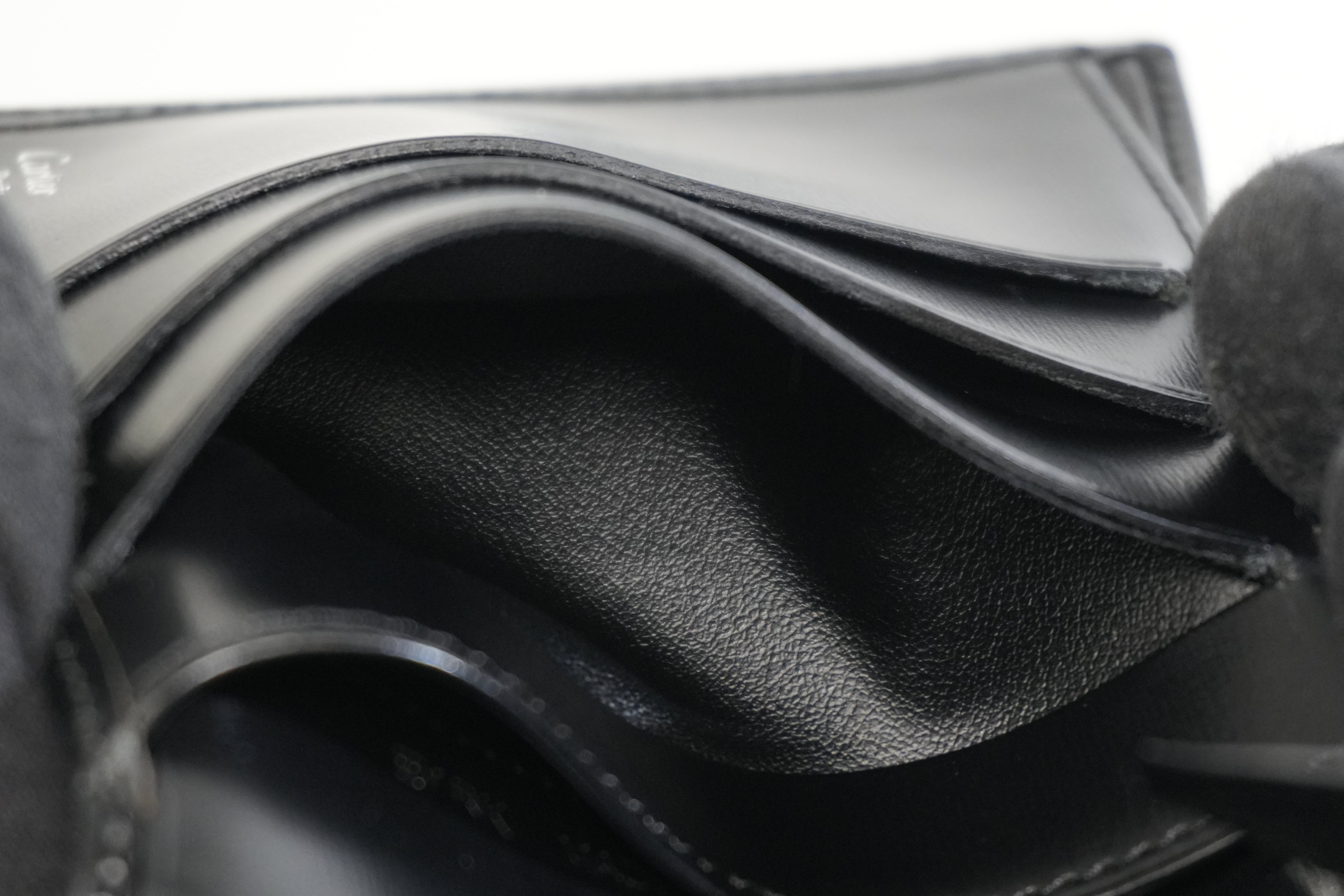 Pre-owned Cartier Compact Wallet Black