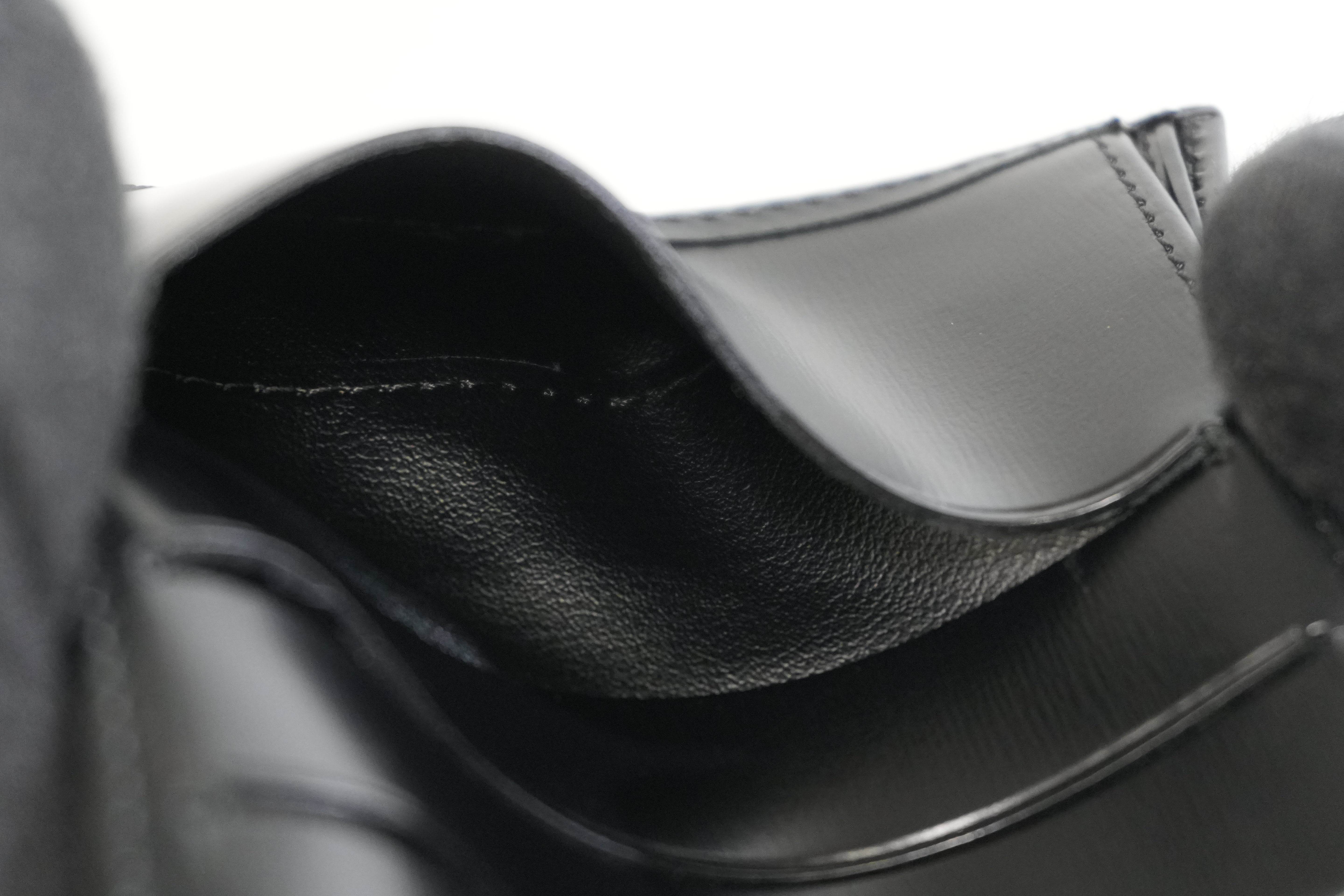 Pre-owned Cartier Compact Wallet Black