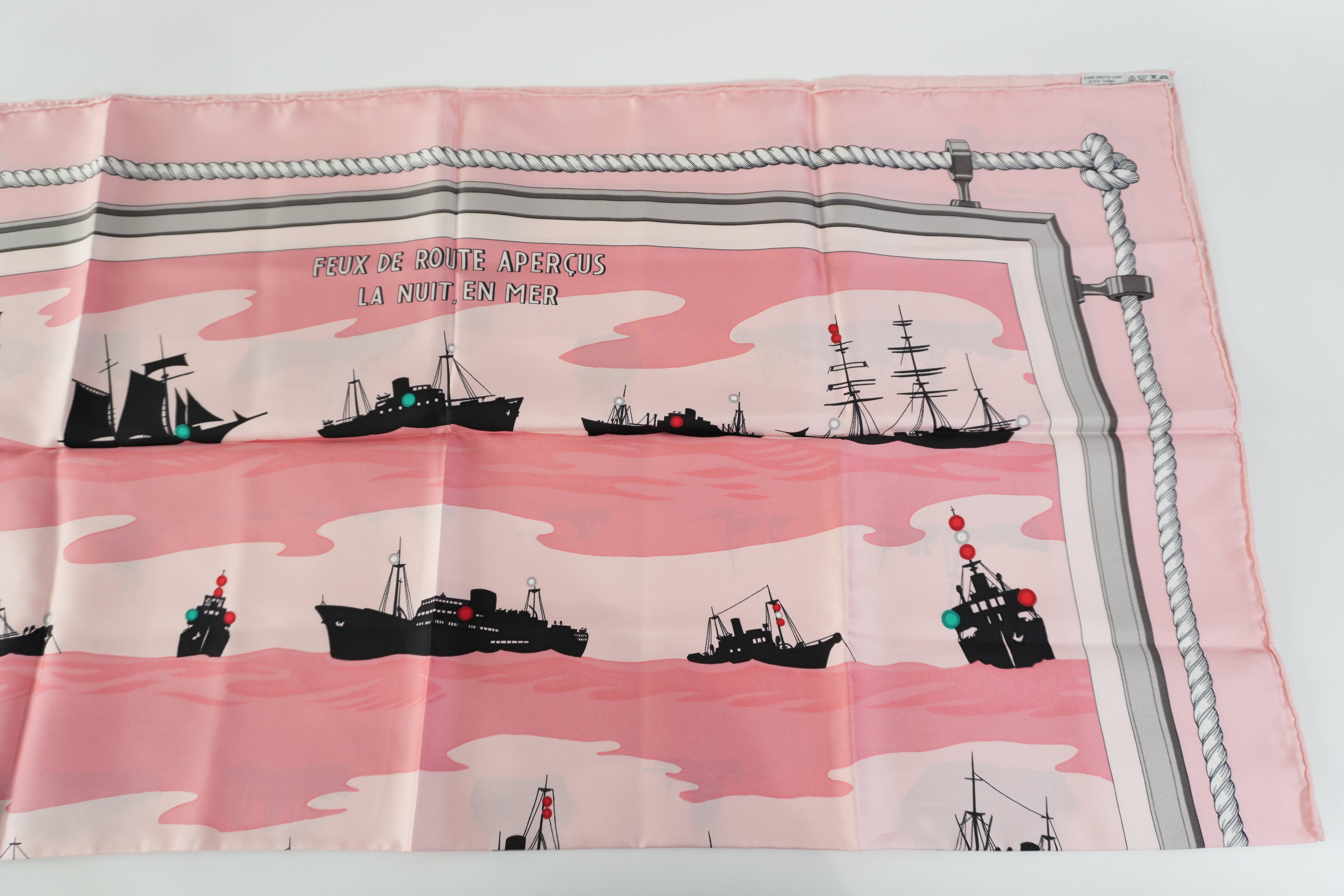 Pre-owned Hermes Scarf Pink