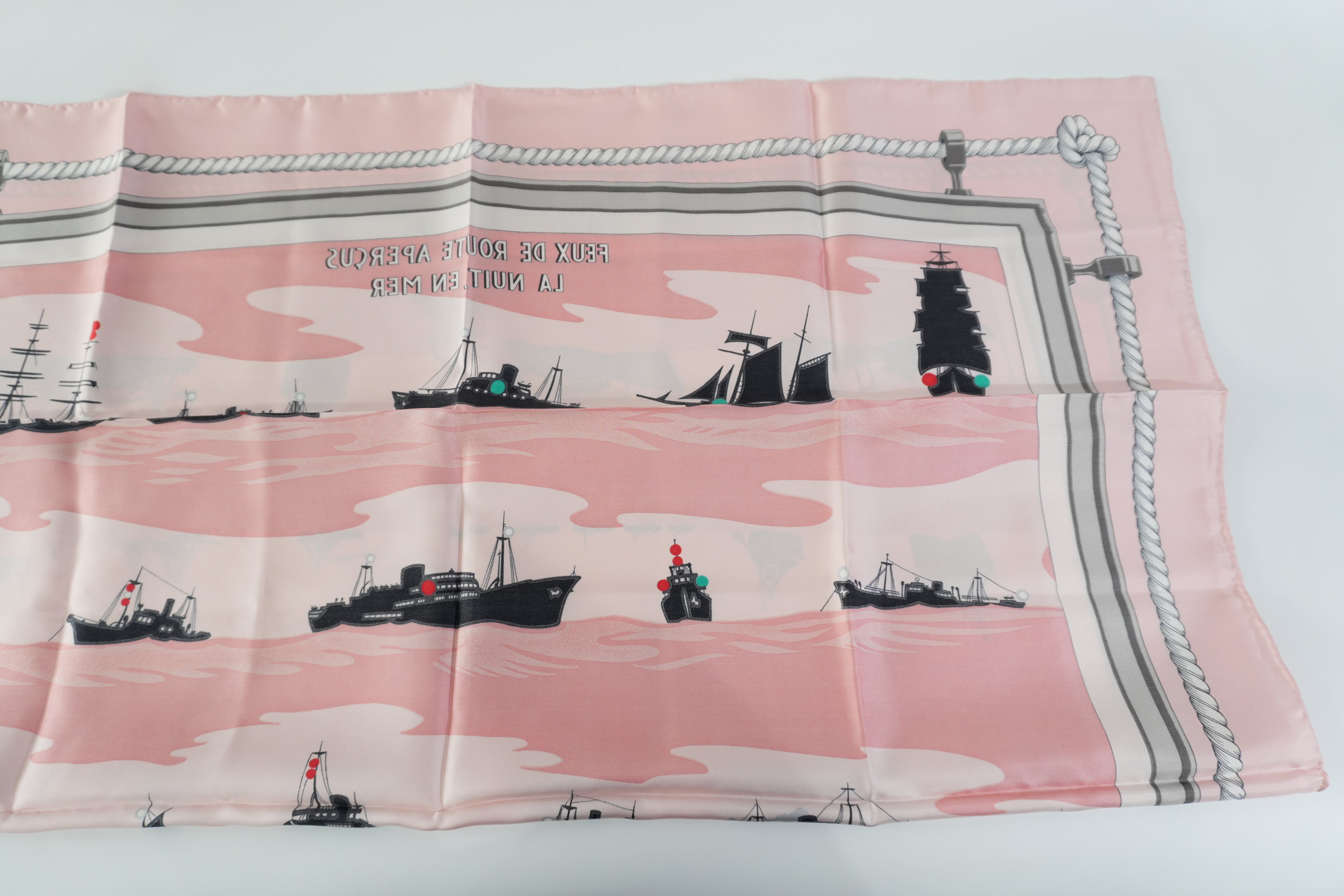 Pre-owned Hermes Scarf Pink