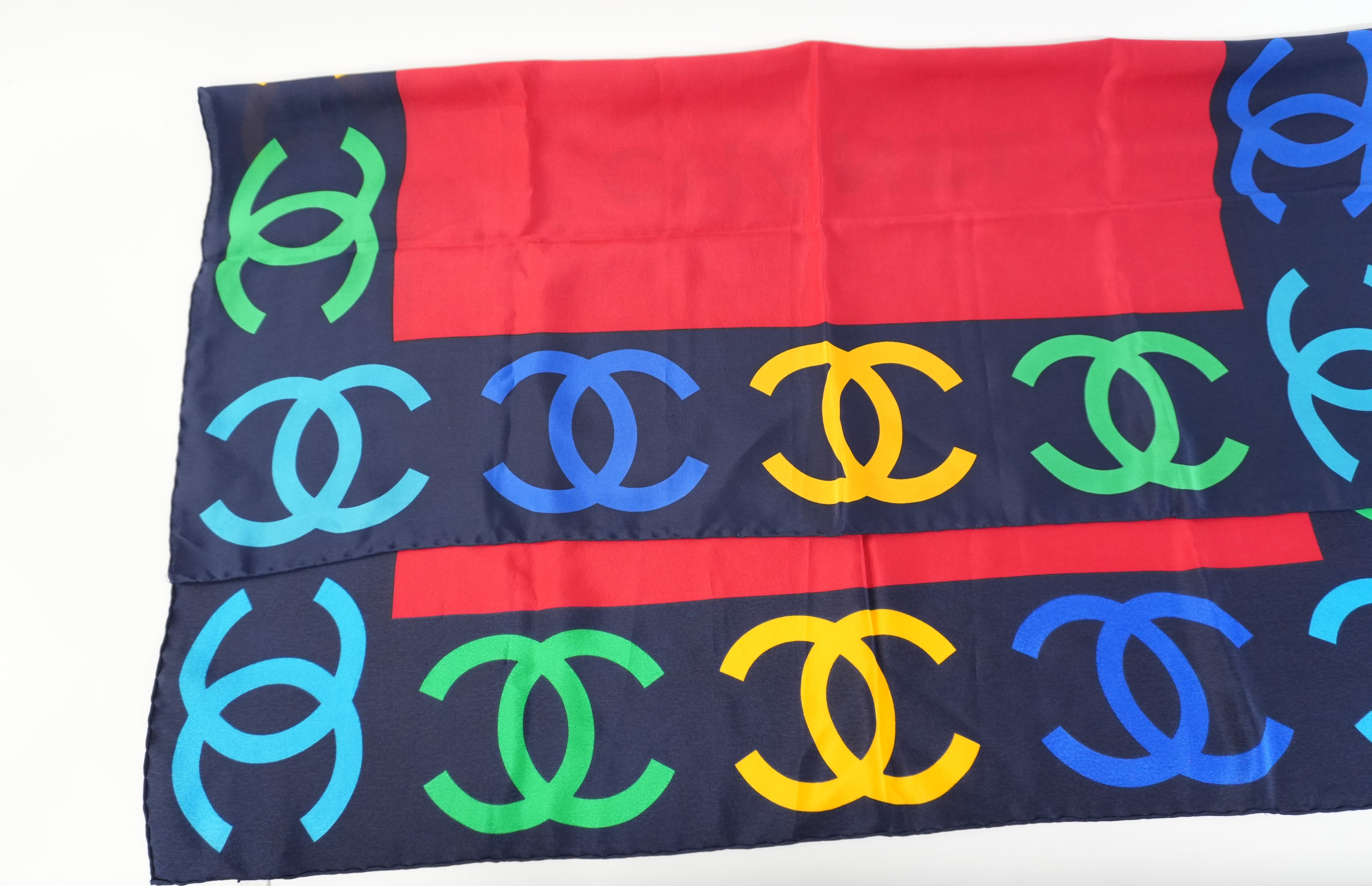Pre-owned Chanel Scarf Multicolor