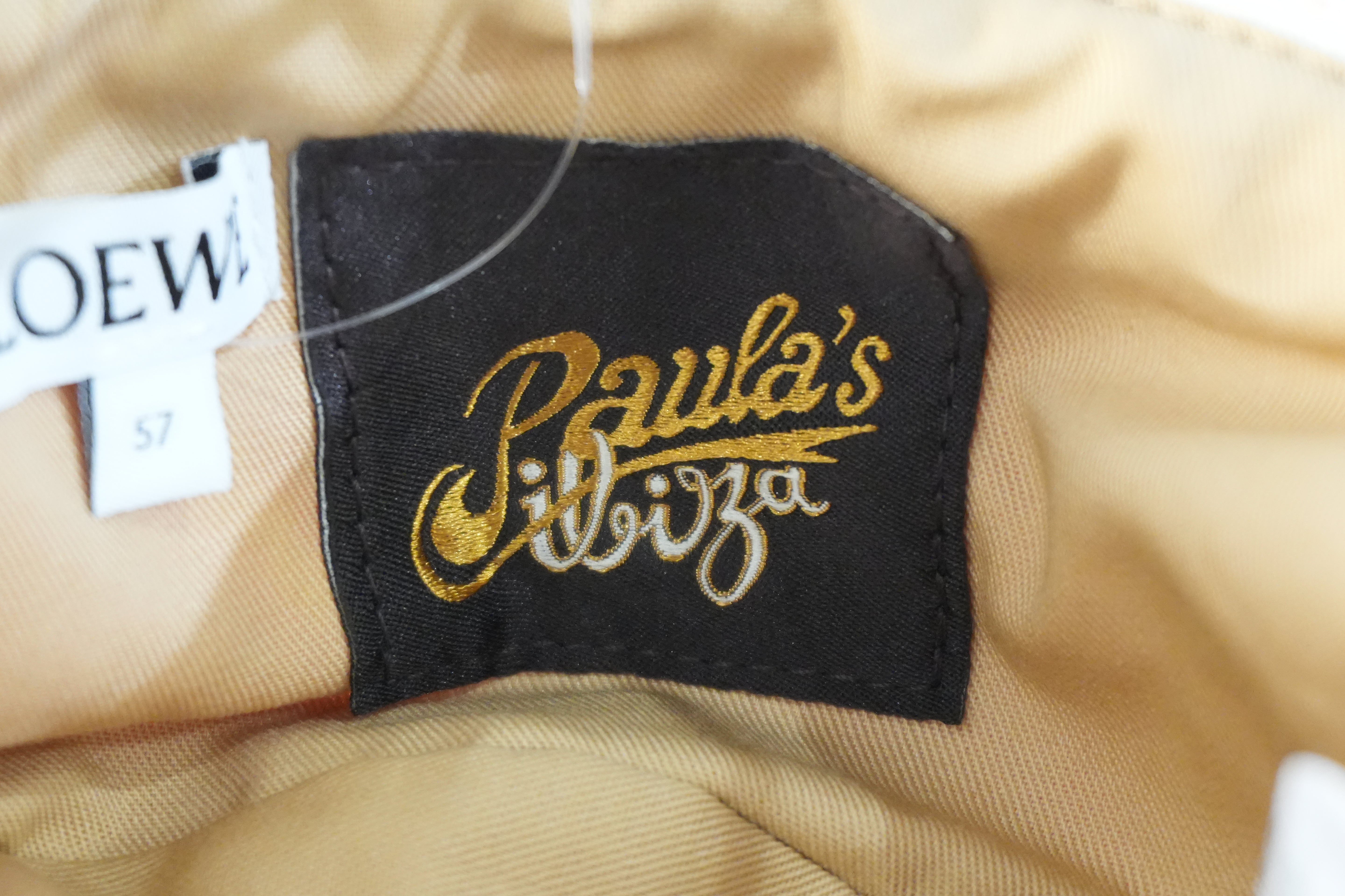 Pre-owned Loewe Bucket Hat Size 57 Multicolor