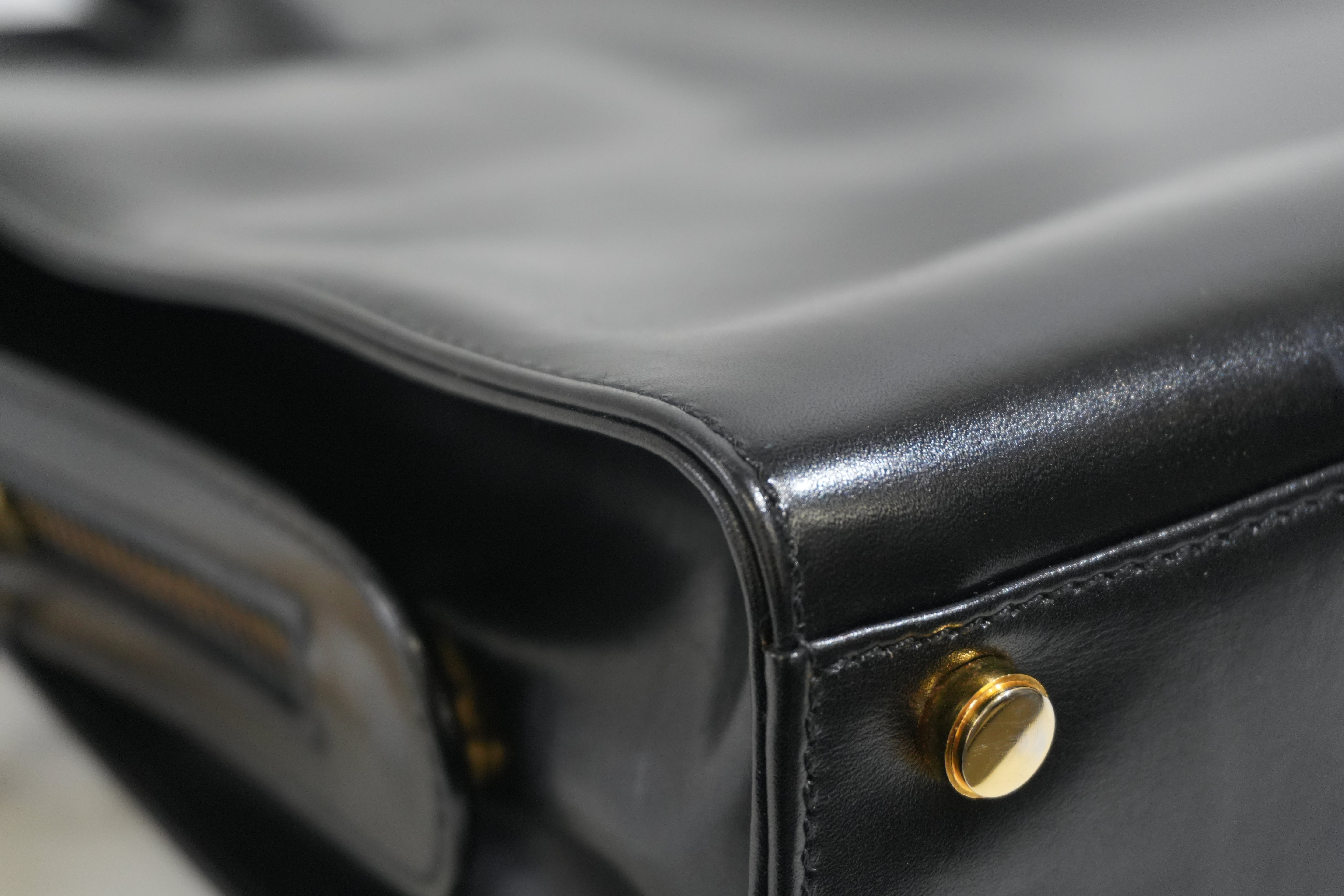 Pre-owned Ferragamo Leather Handbag Black