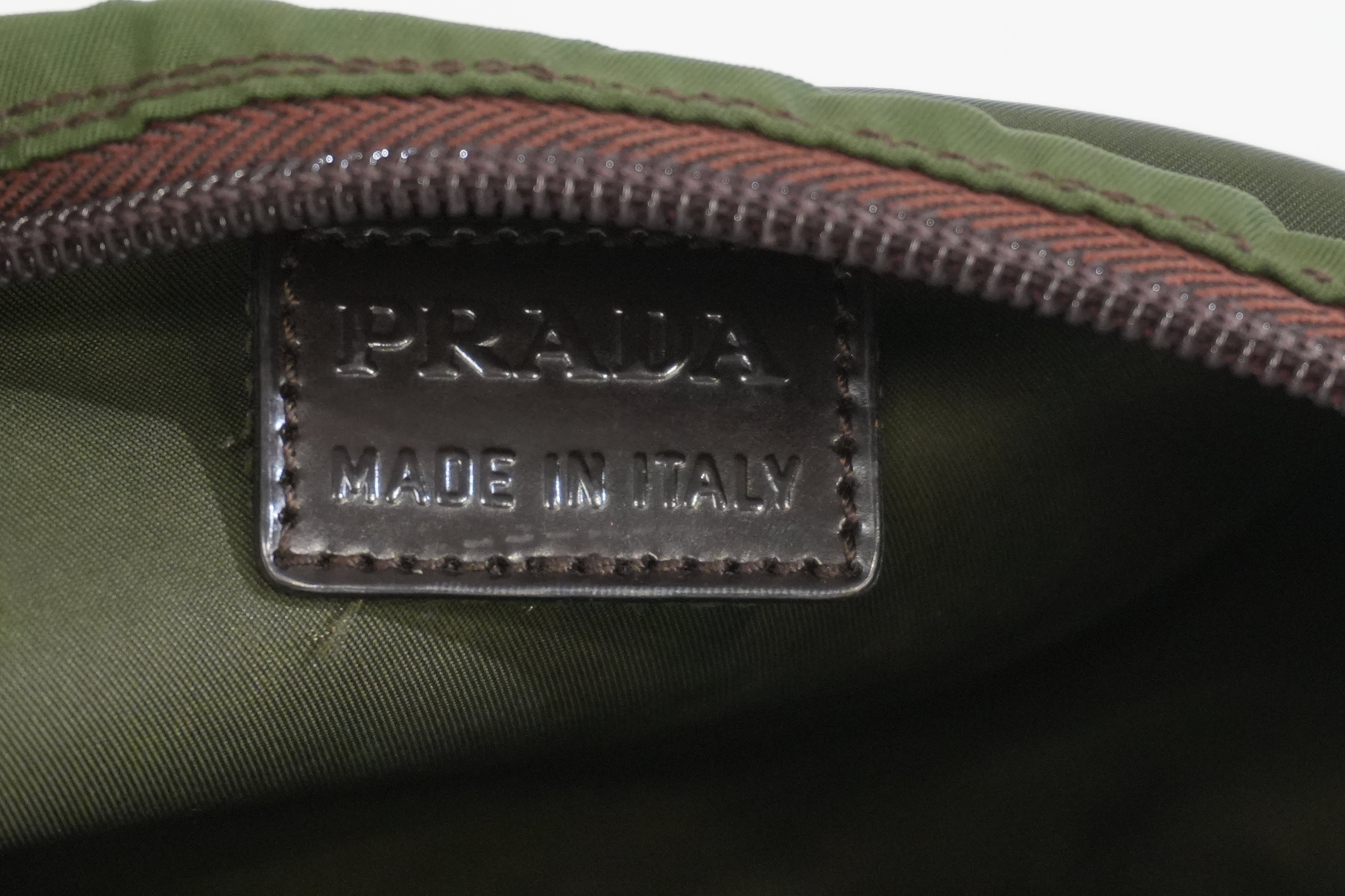 Pre-owned Prada Pouch Green