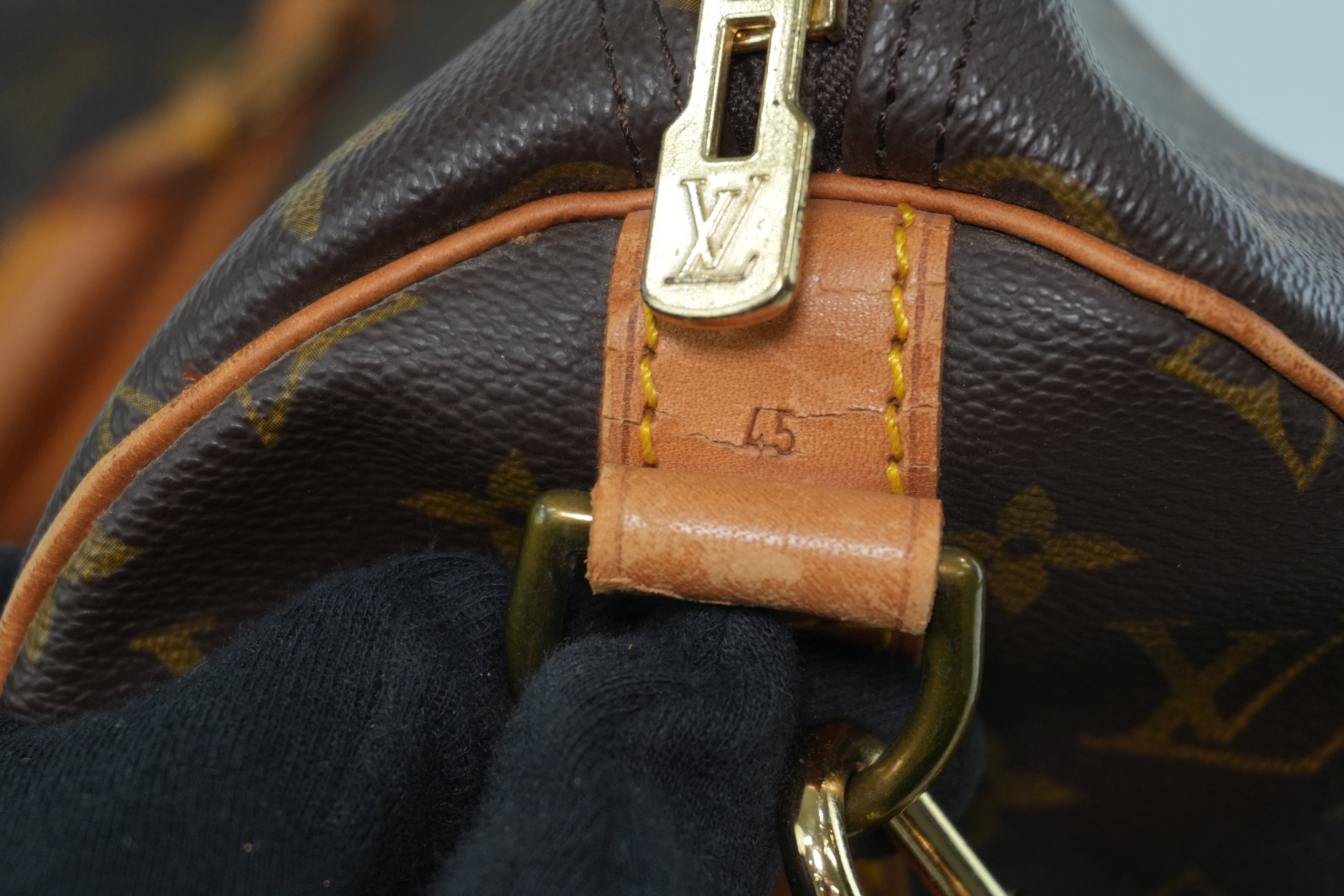 Louis Vuitton Monogram Keepall 45 Bandouliere Used