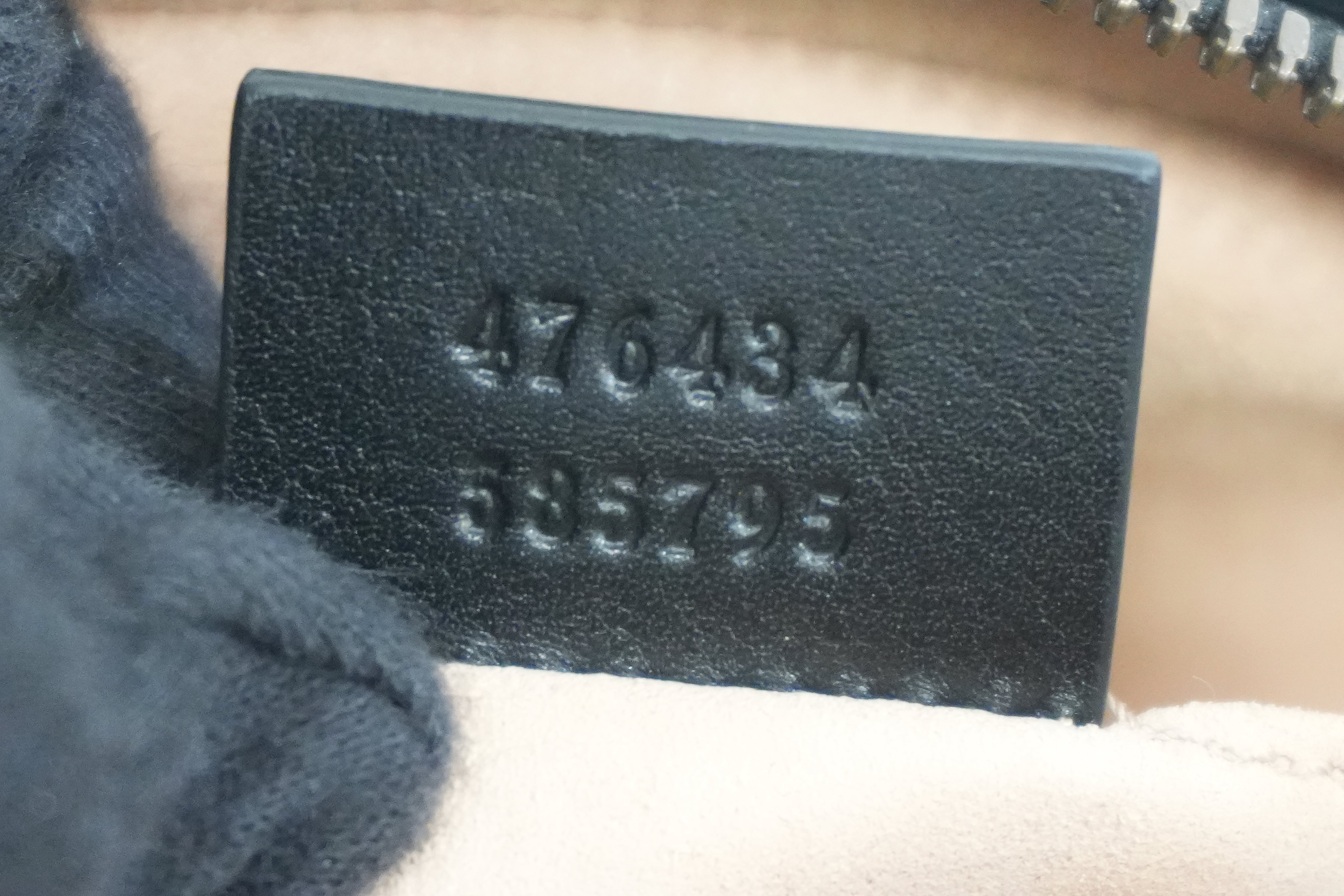 Pre-owned Gucci Marmont Belt Bag Size 85 Black