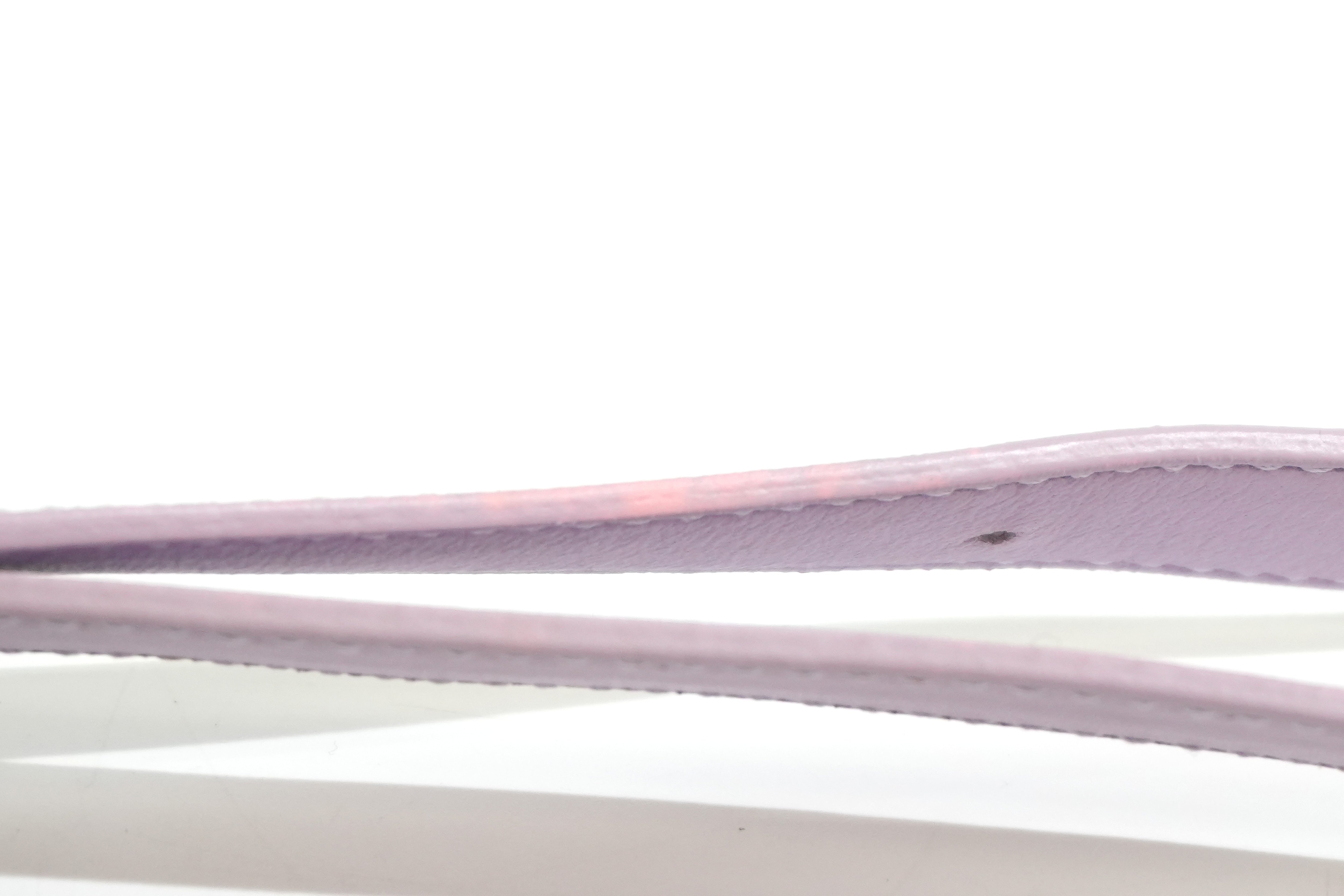 Pre-owned Leather Intrecciato Shoulder Bag Light Purple