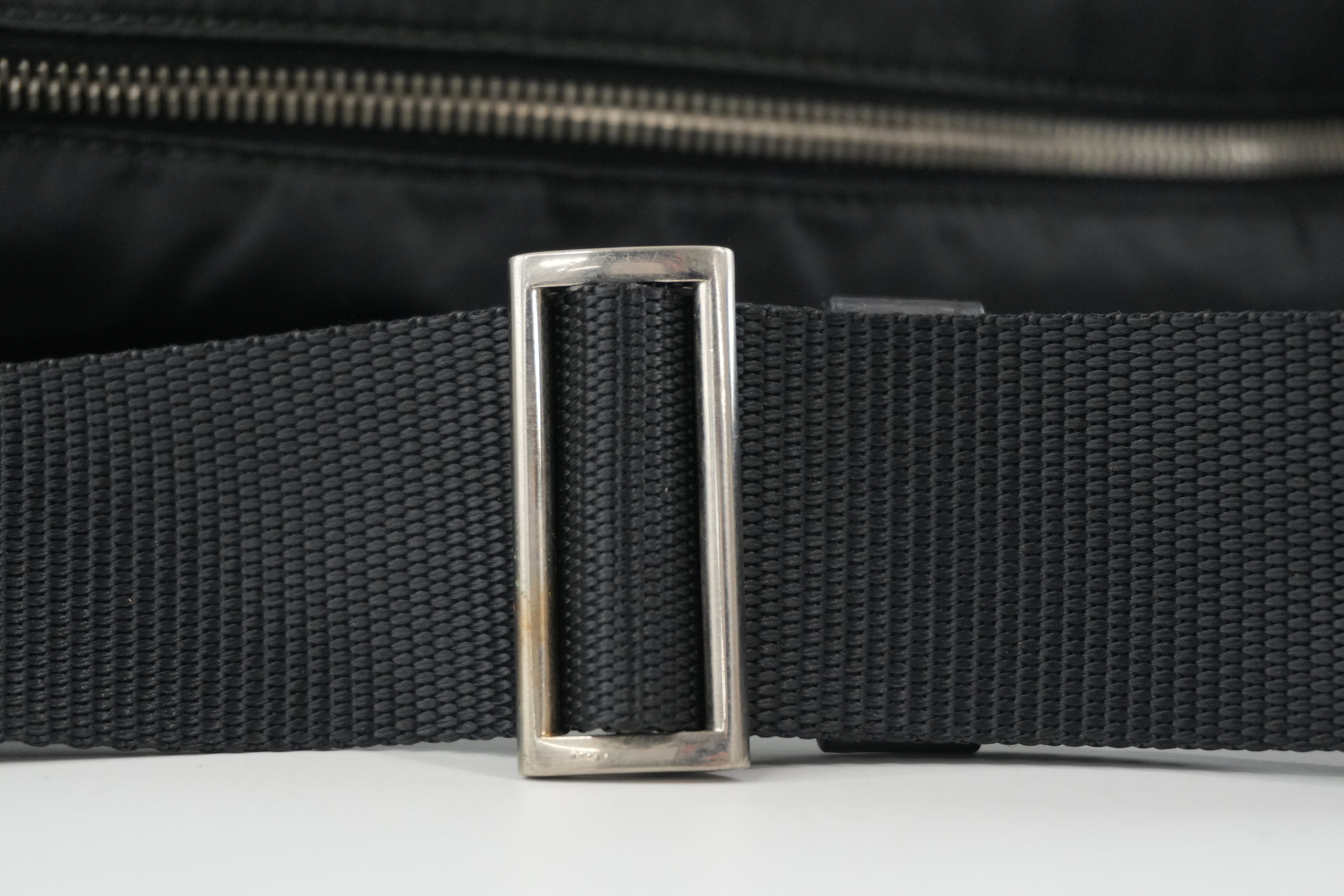 Prada Two Way Tote Bag Nylon Black Used