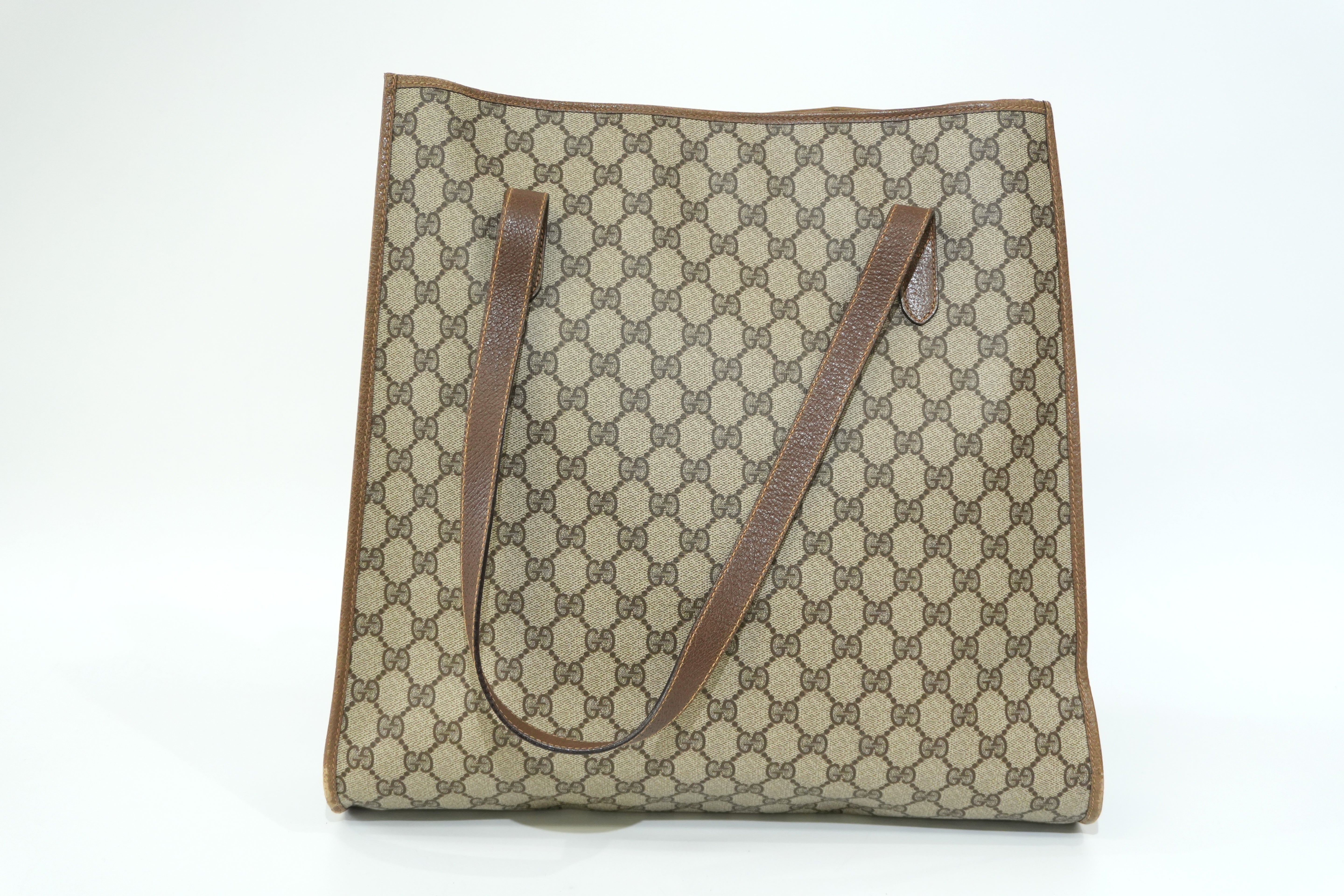 Pre-owned Gucci Guccisima Tote Bag Brown