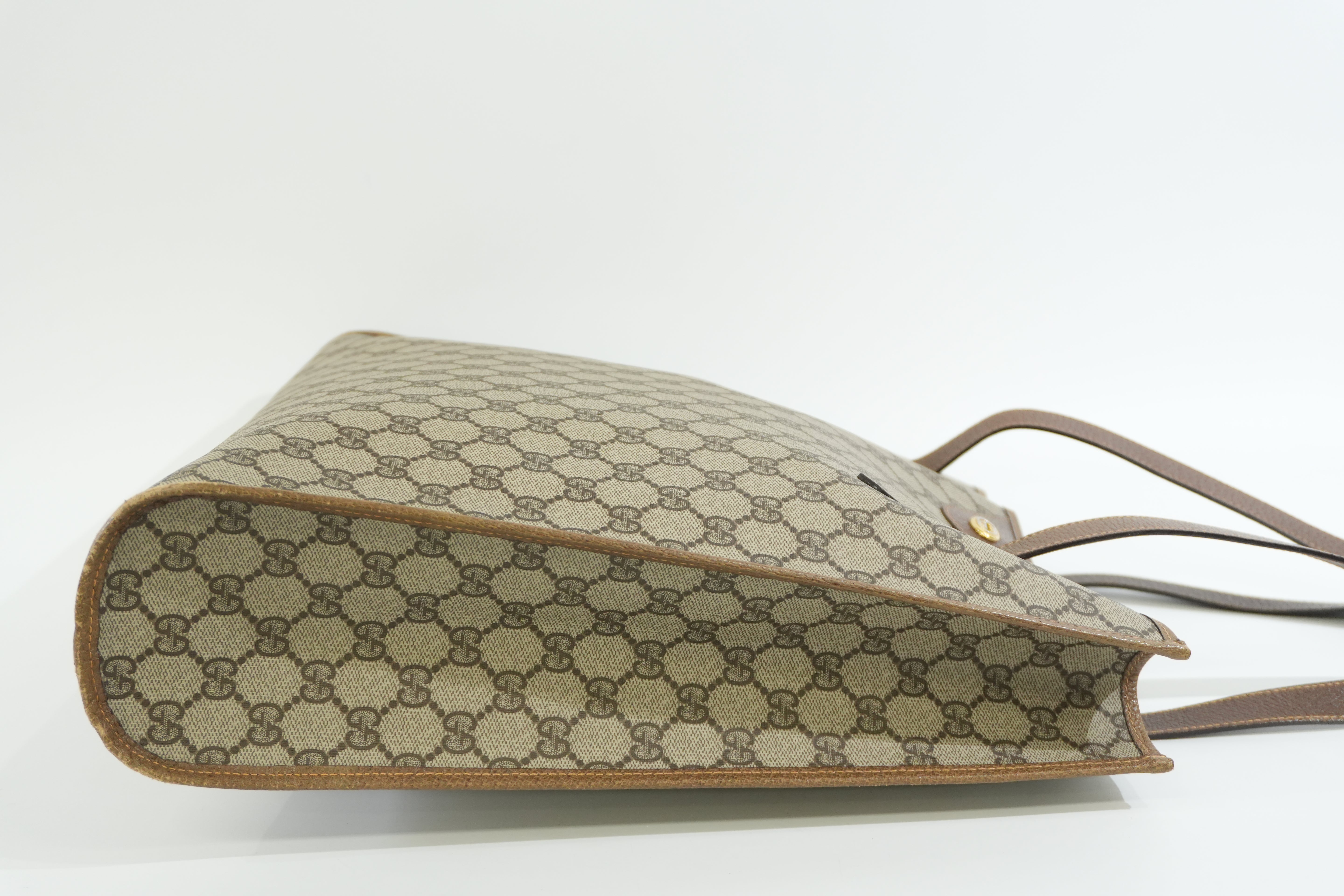 Pre-owned Gucci Guccisima Tote Bag Brown
