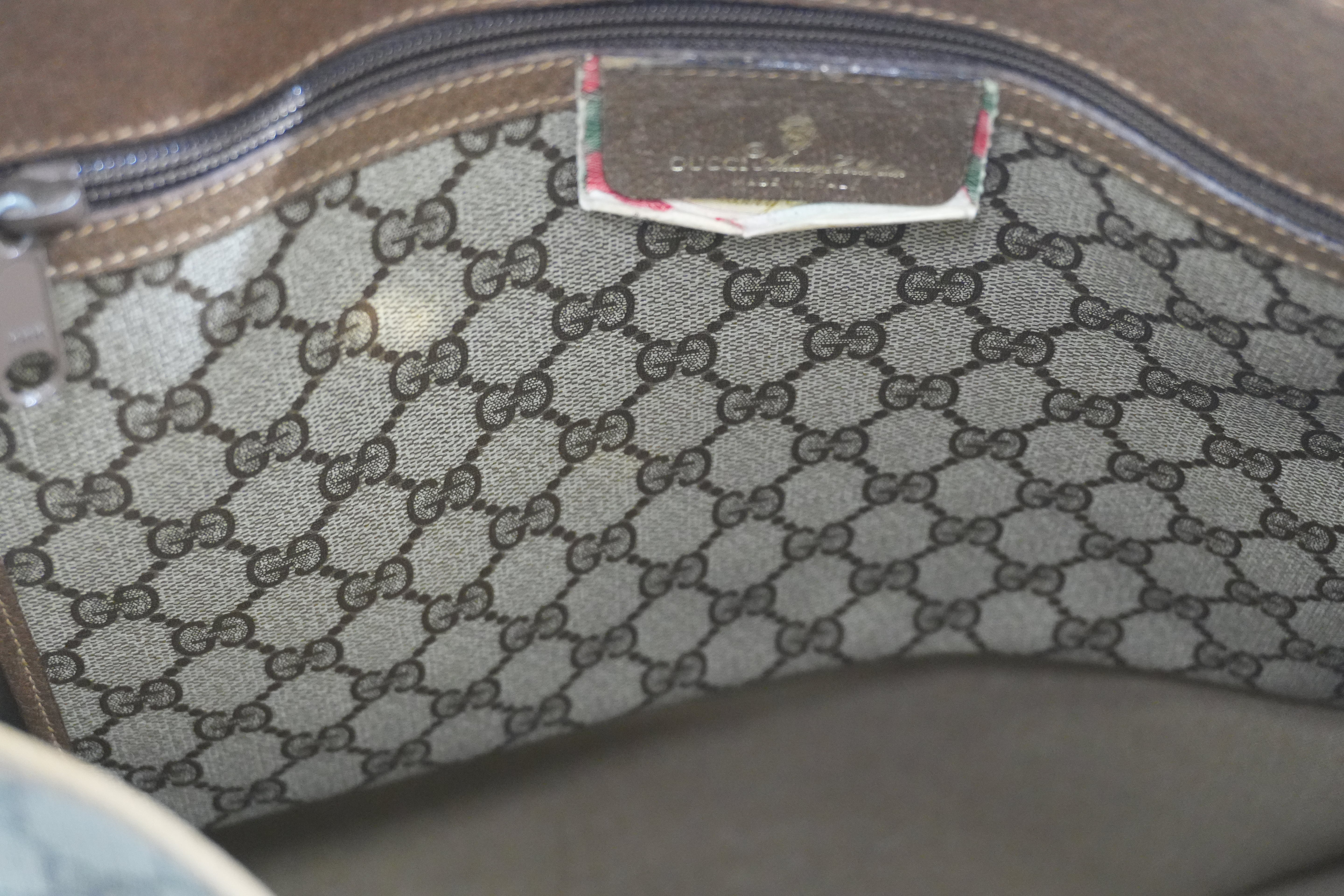 Pre-owned Gucci Guccisima Tote Bag Brown