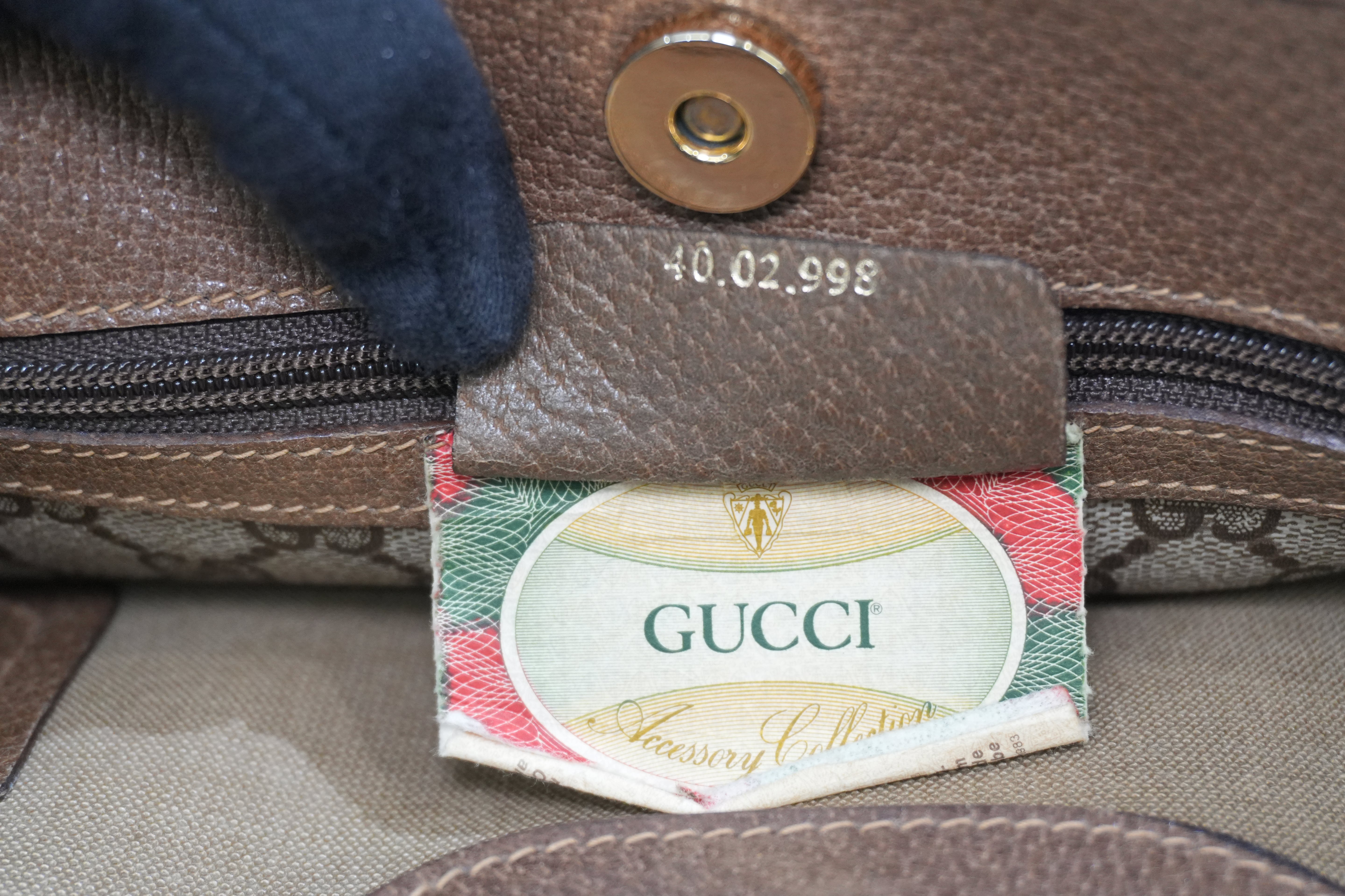 Pre-owned Gucci Guccisima Tote Bag Brown