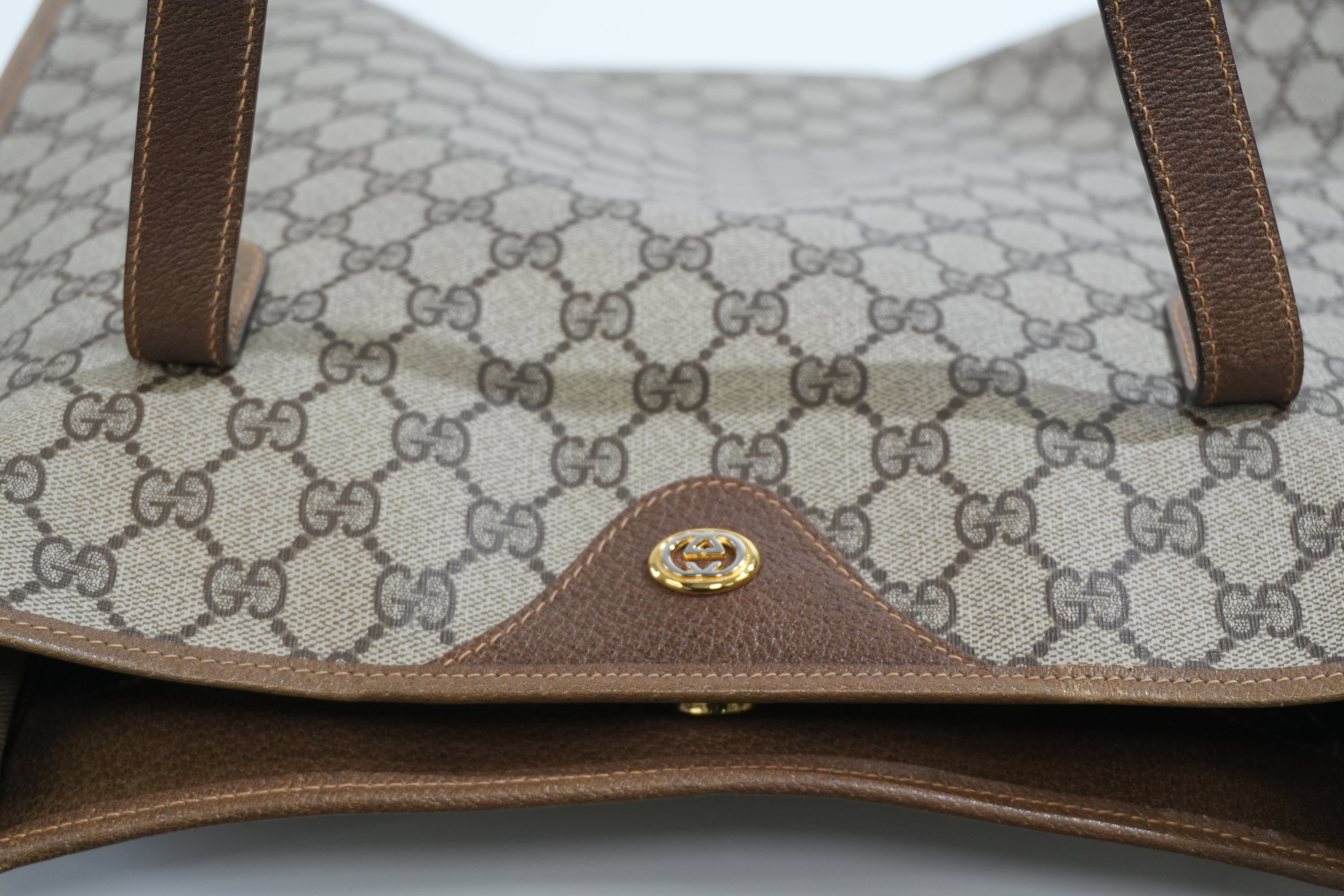 Pre-owned Gucci Guccisima Tote Bag Brown