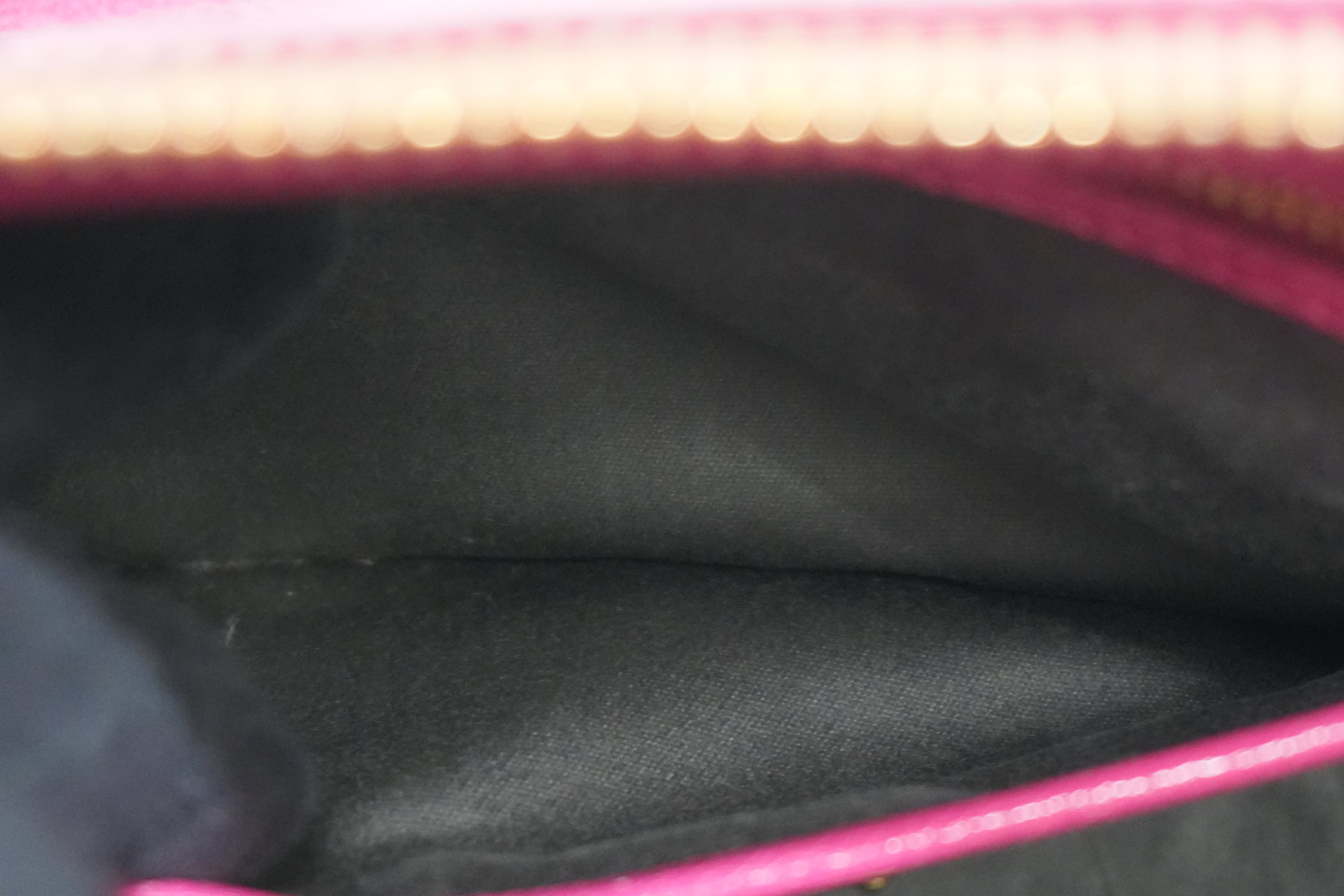 Pre-owned Miu Miu Two Way Madras Shoulder Bag Pink