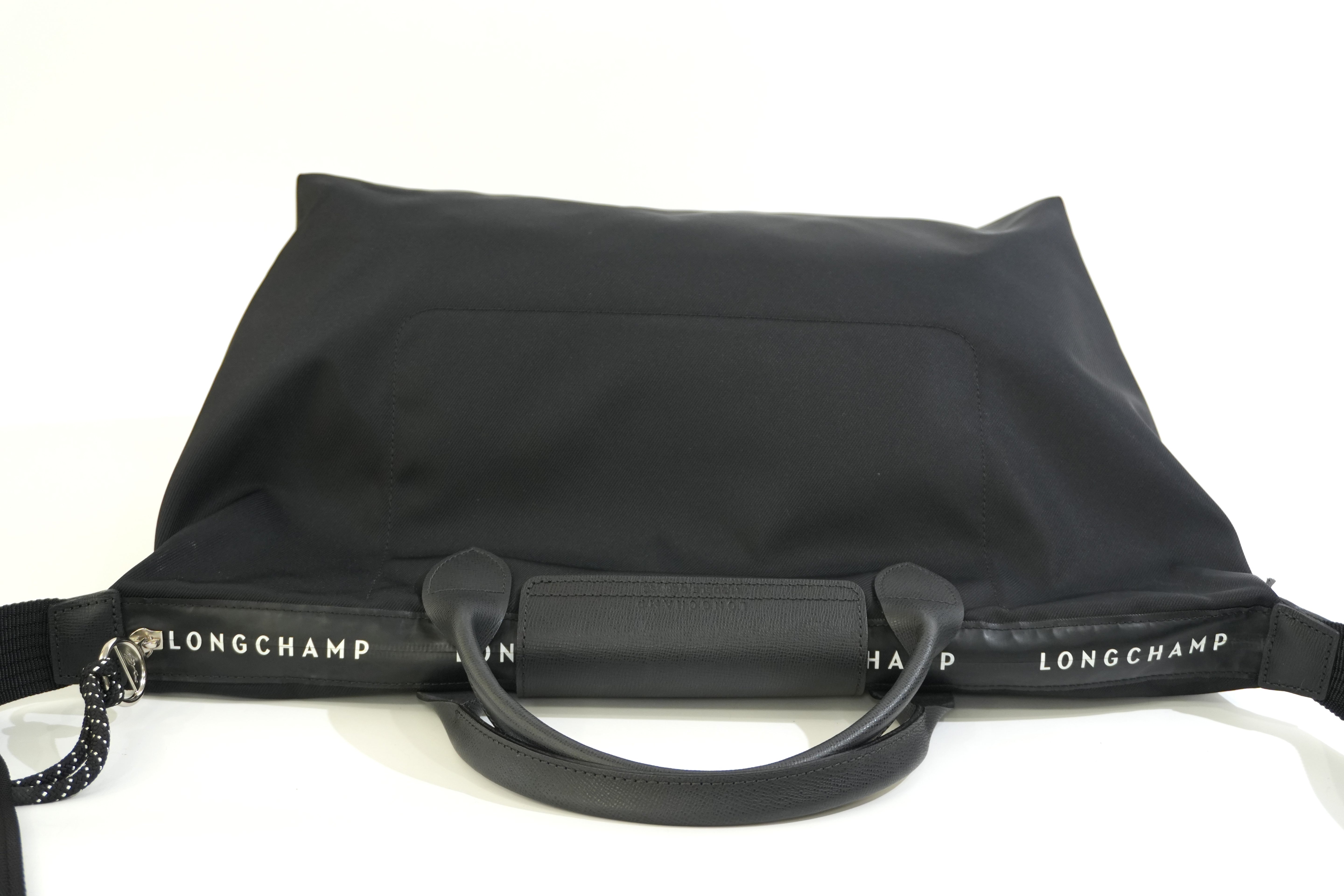 Pre-owned Longchamp Two Way Shoulder Bag Black