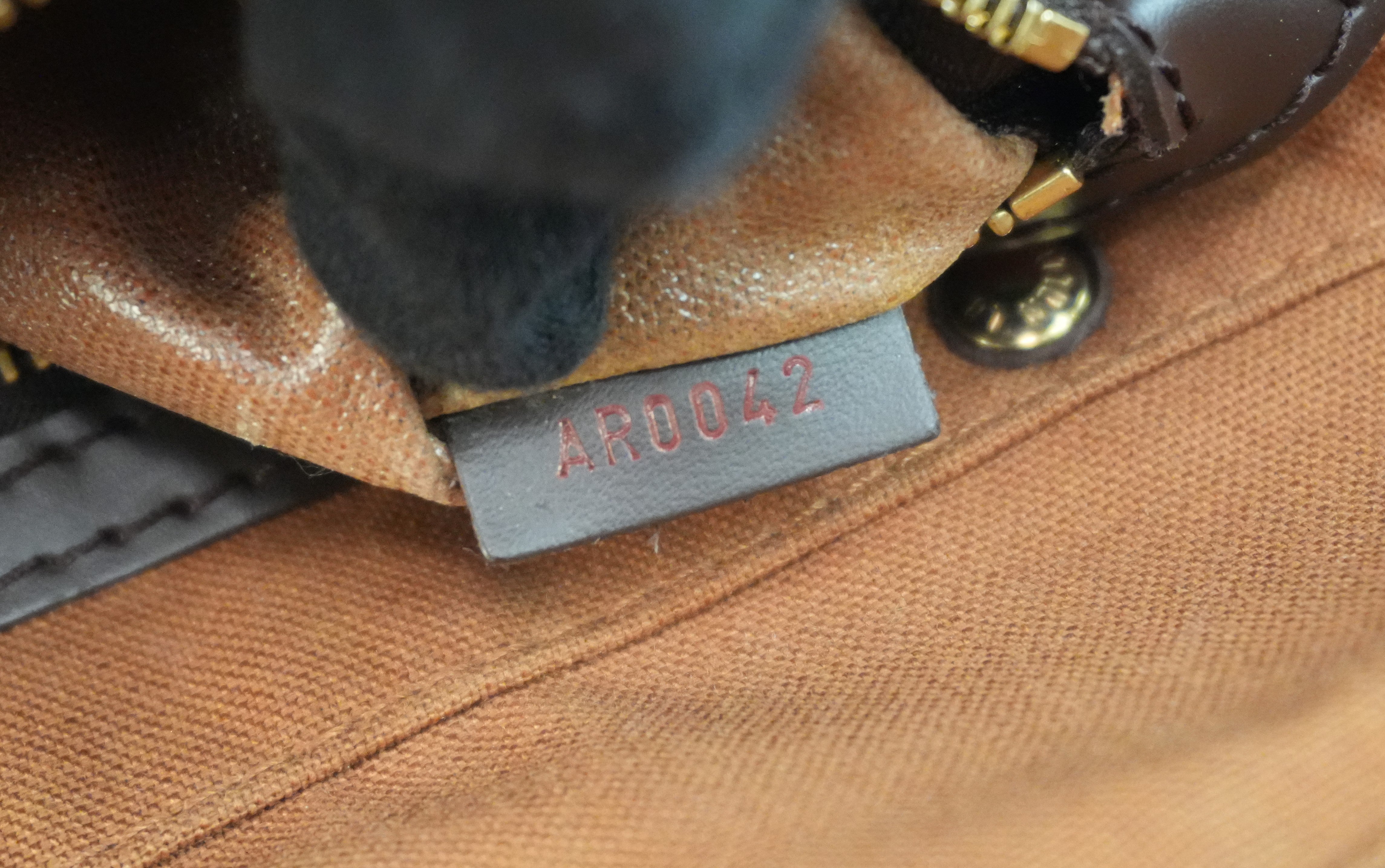 Louis Vuitton Damier Ebene Ribera GM Travel Bag Used