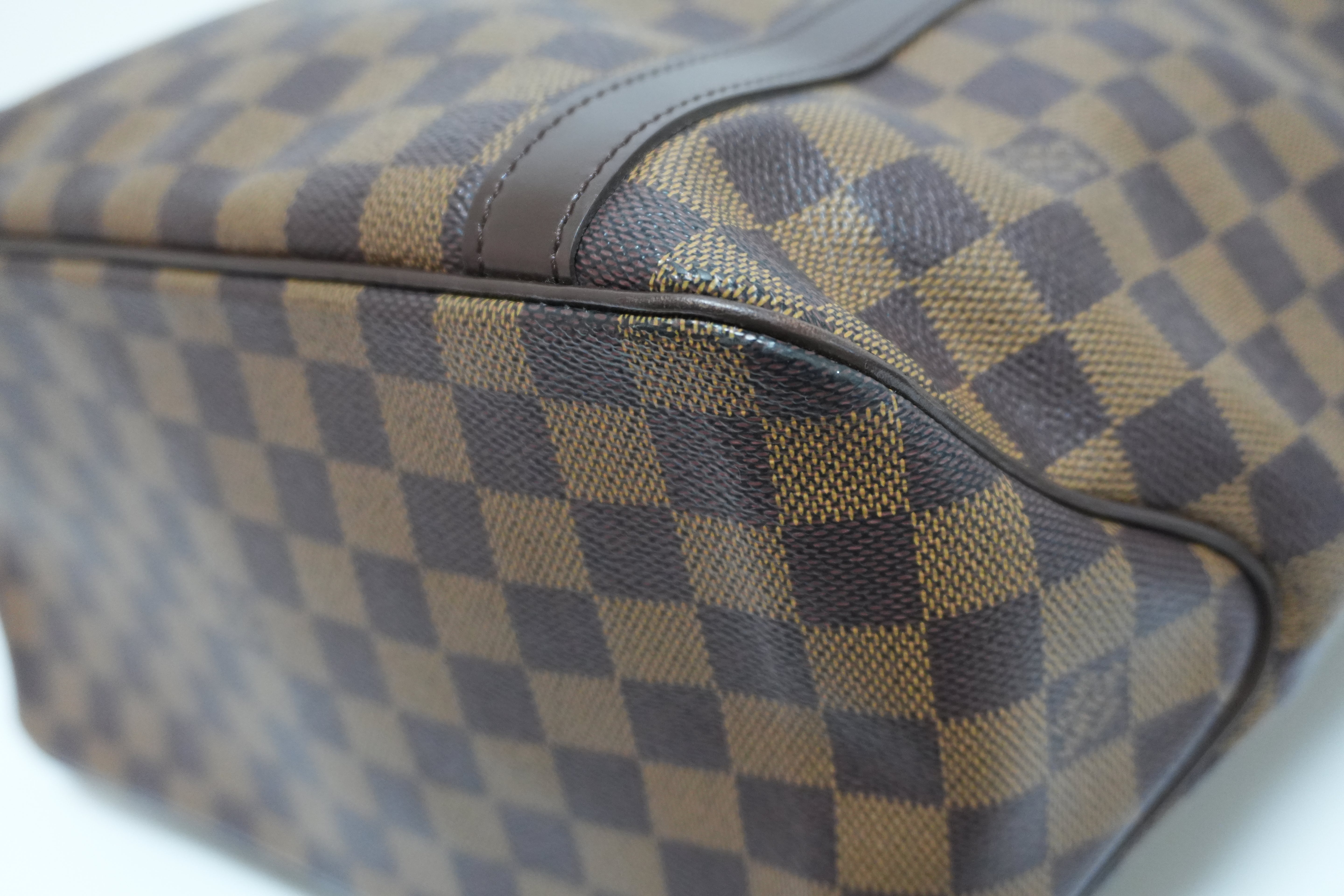 Louis Vuitton Damier Ebene Sac Shopping Tote Bag Used