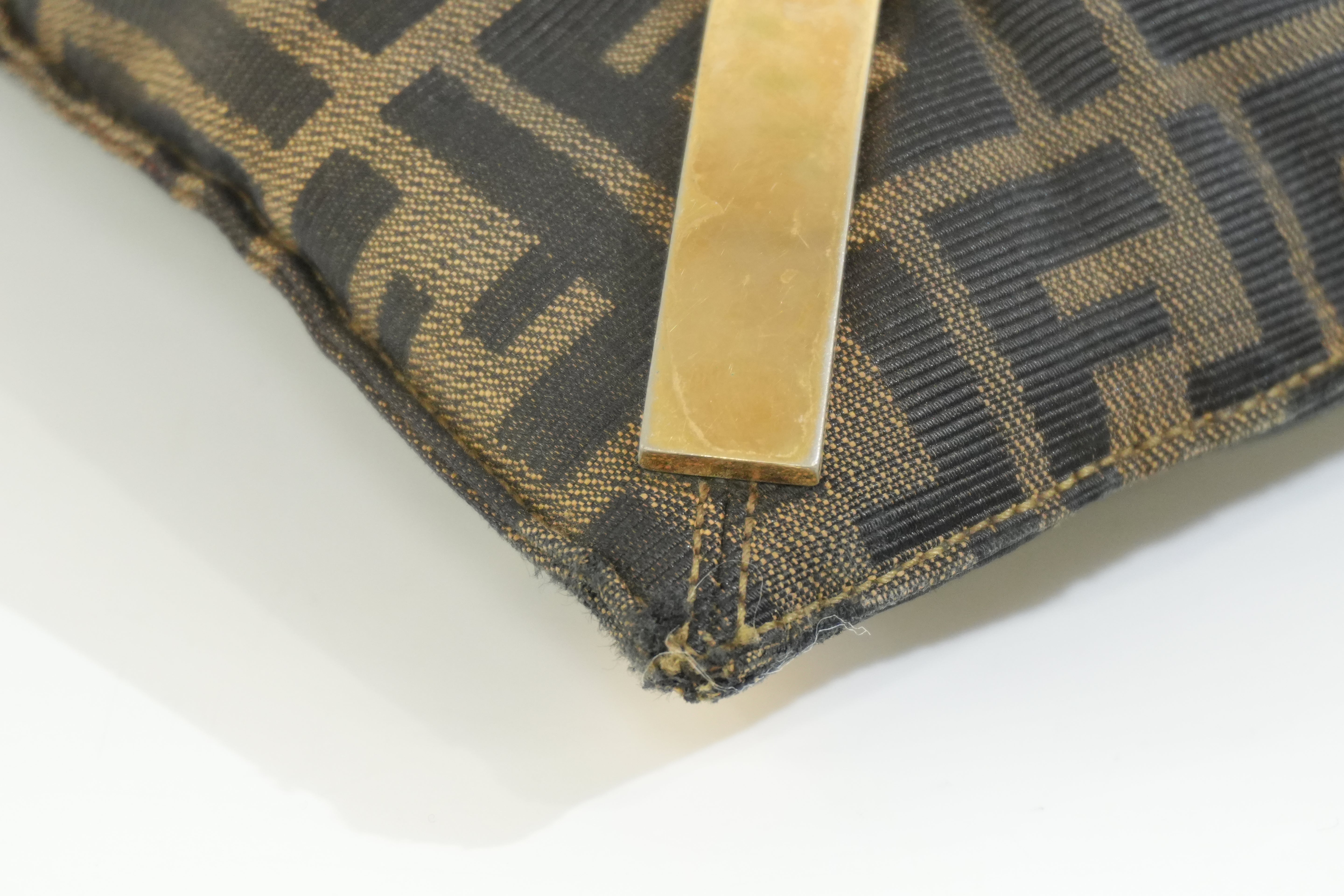 Pre-owned Fendi Zucca Tote Bag Brown