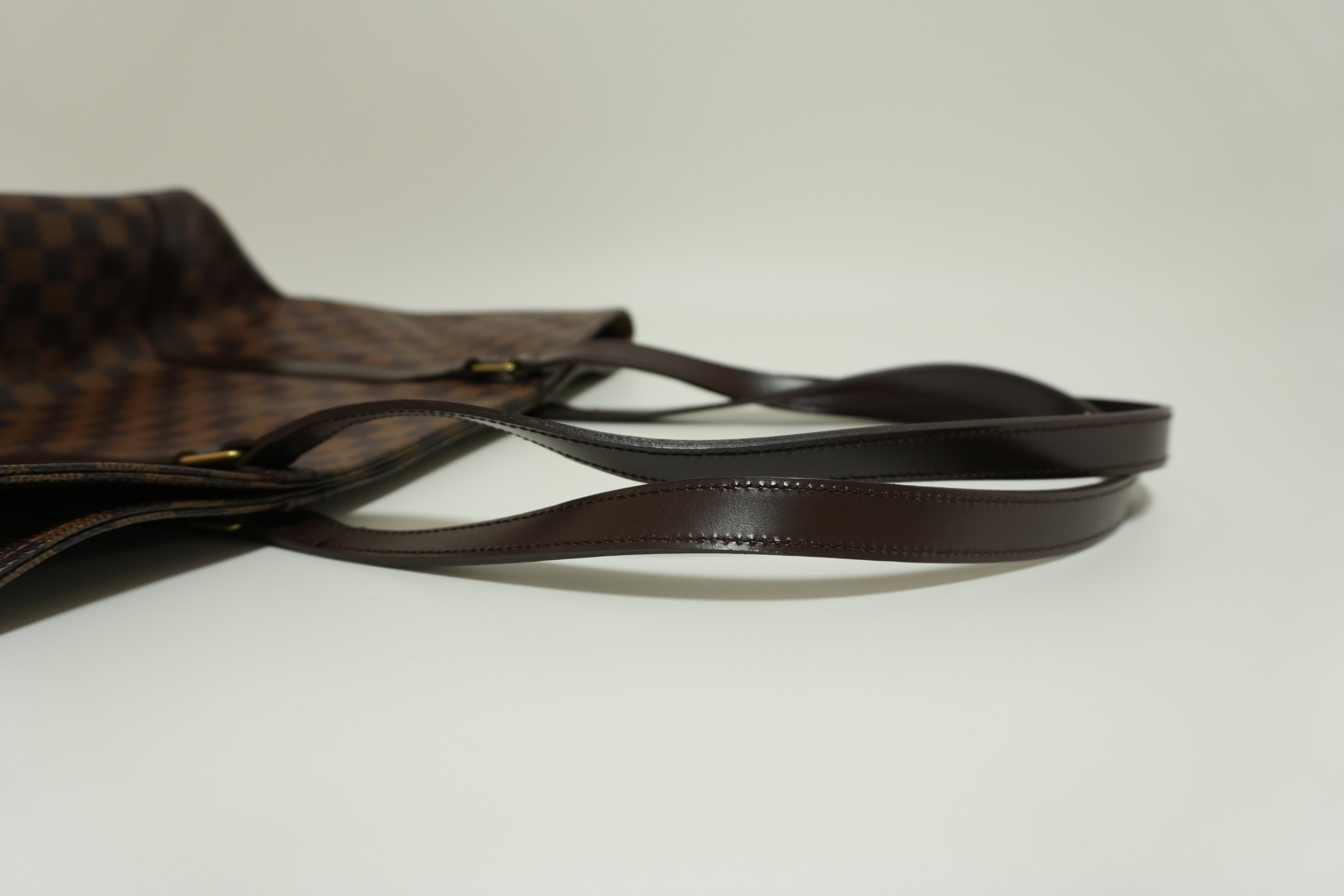 Louis Vuitton Damier Ebene Sac Shopping Tote Bag Used