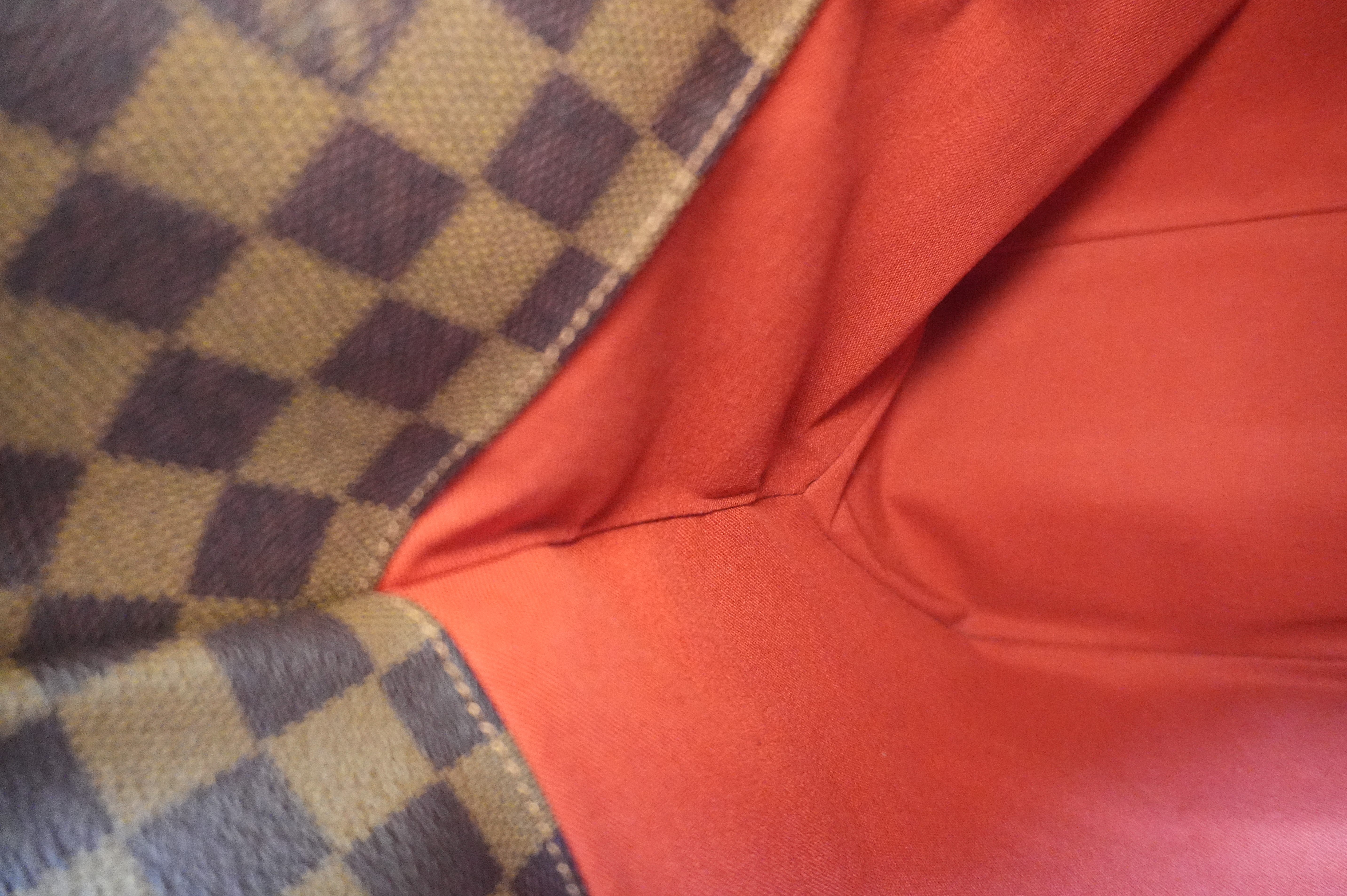 Louis Vuitton Damier Ebene Sac Shopping Tote Bag Used