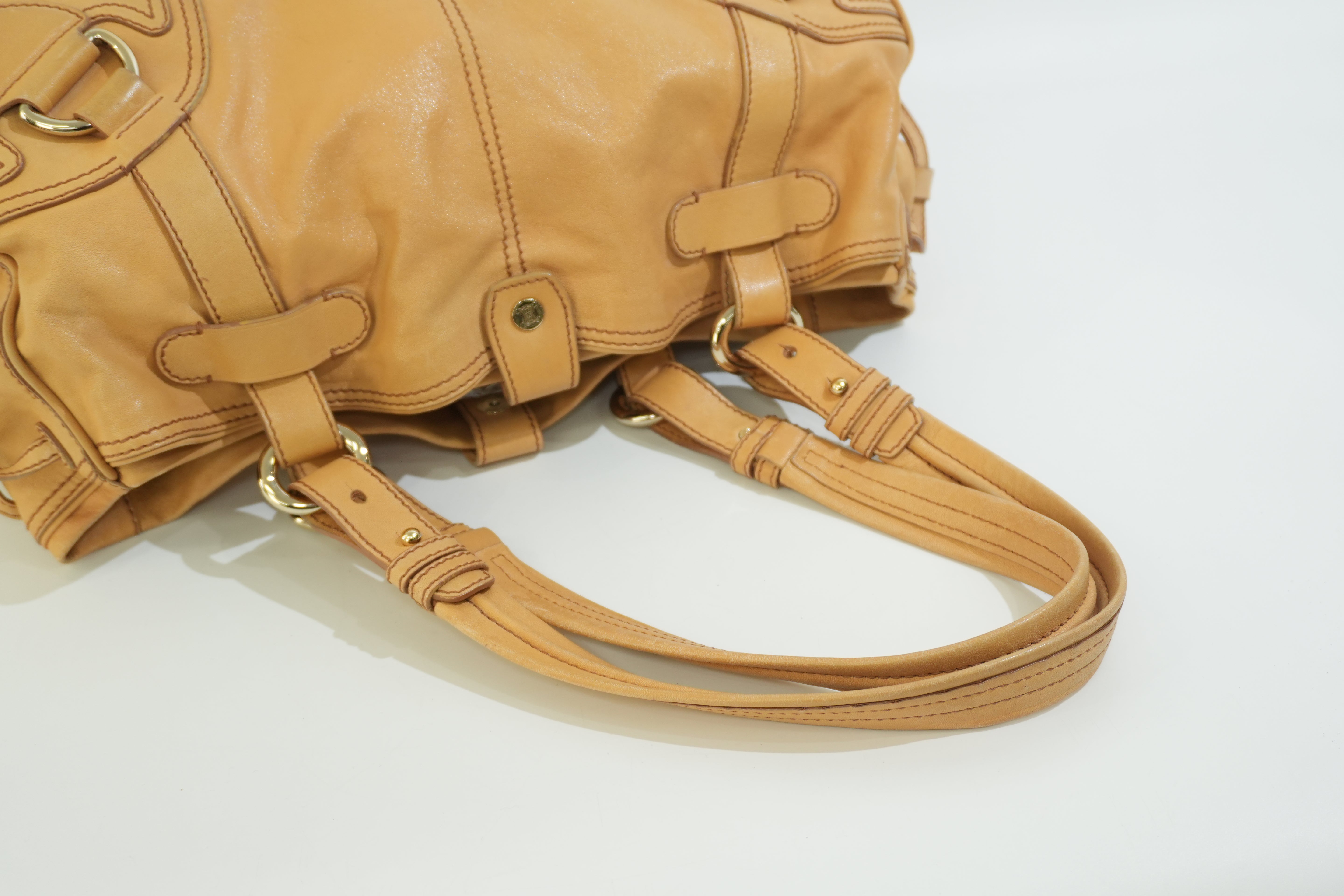 Pre-owned Celine Leather Boogie Tote Bag Brown