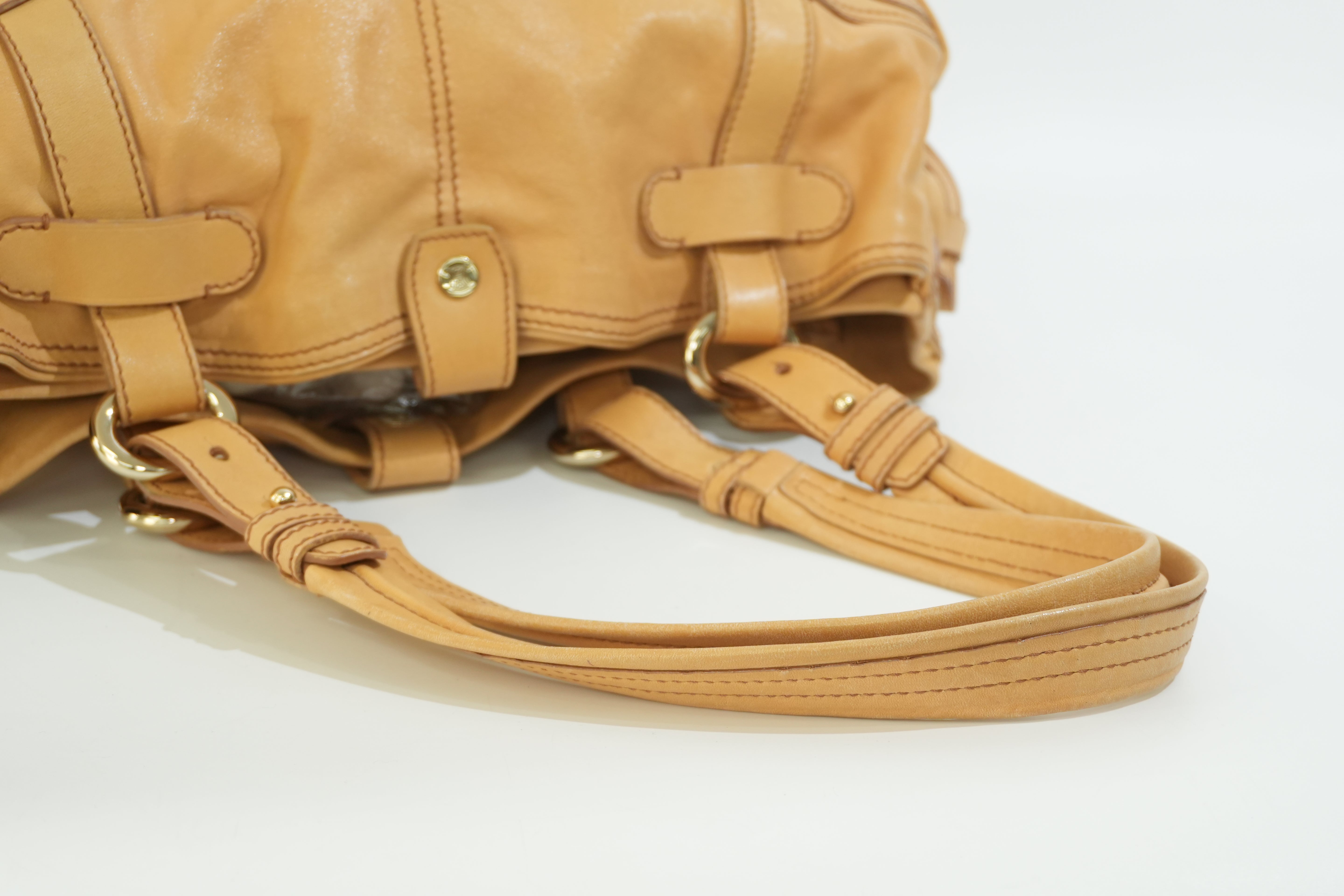Pre-owned Celine Leather Boogie Tote Bag Brown