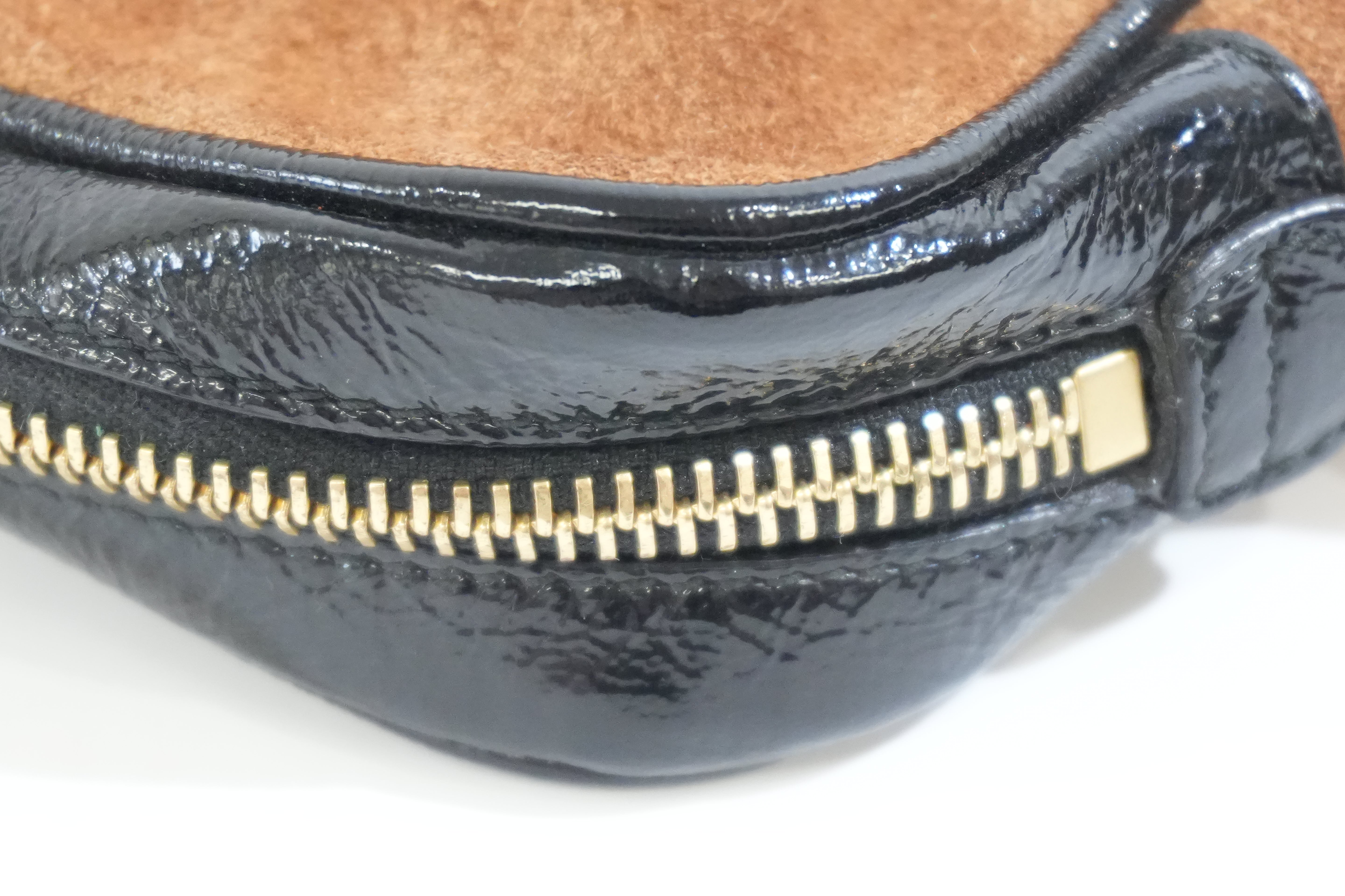 Pre-owned Gucci Suede Crossbody Bag Brown