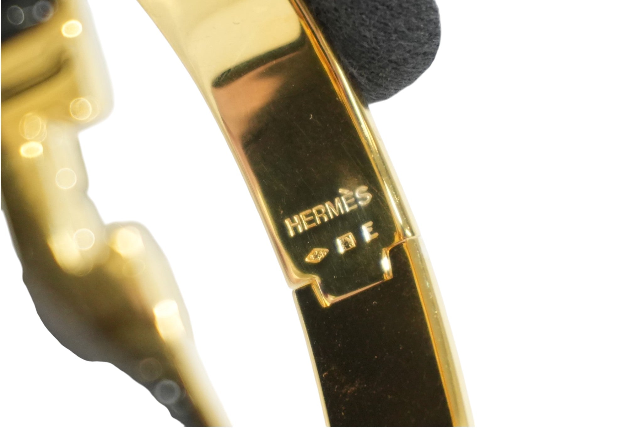 Pre-owned Hermes Clic Clac Bracelet Black