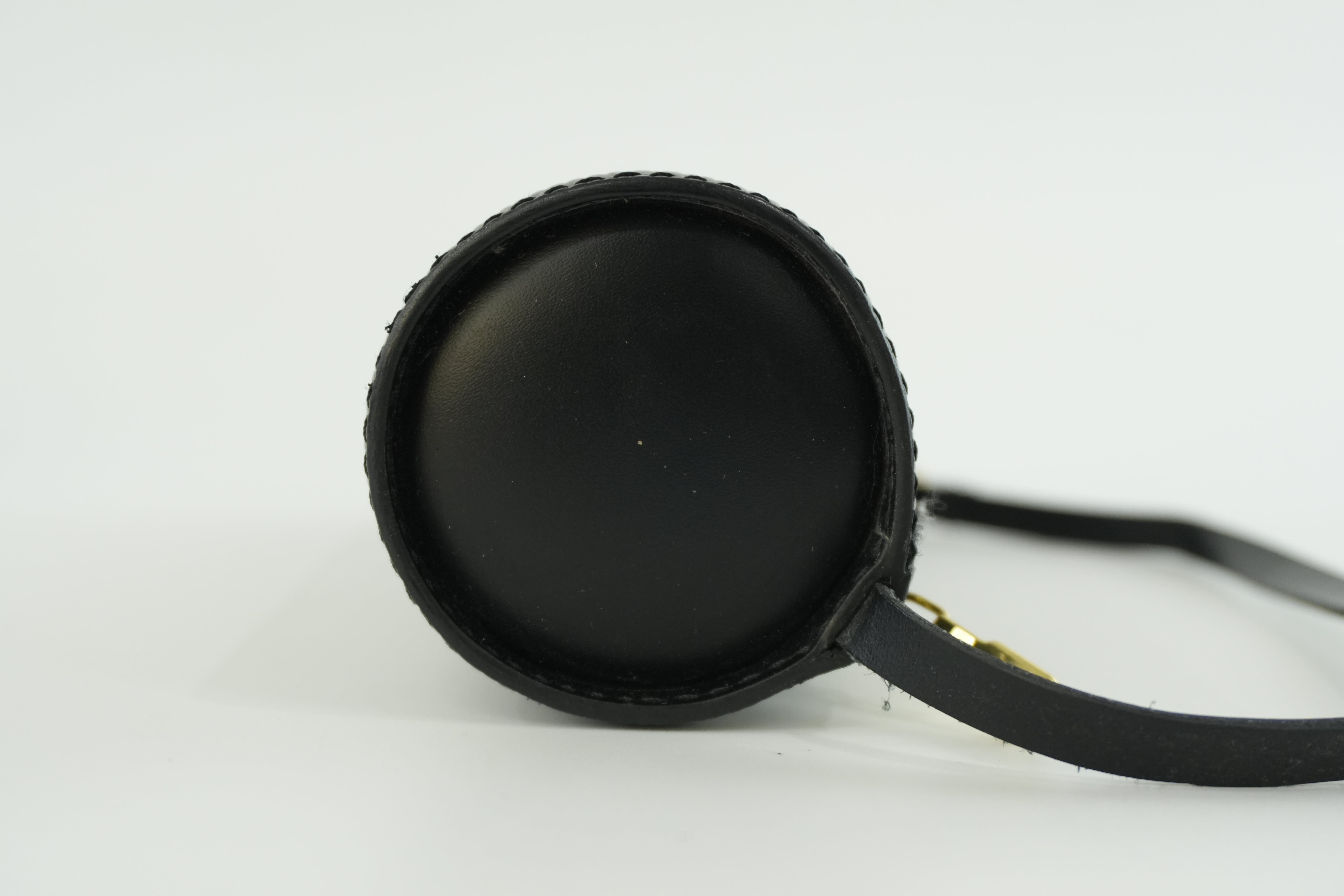 Louis Vuitton Soufflot Epi Handbag Black Used