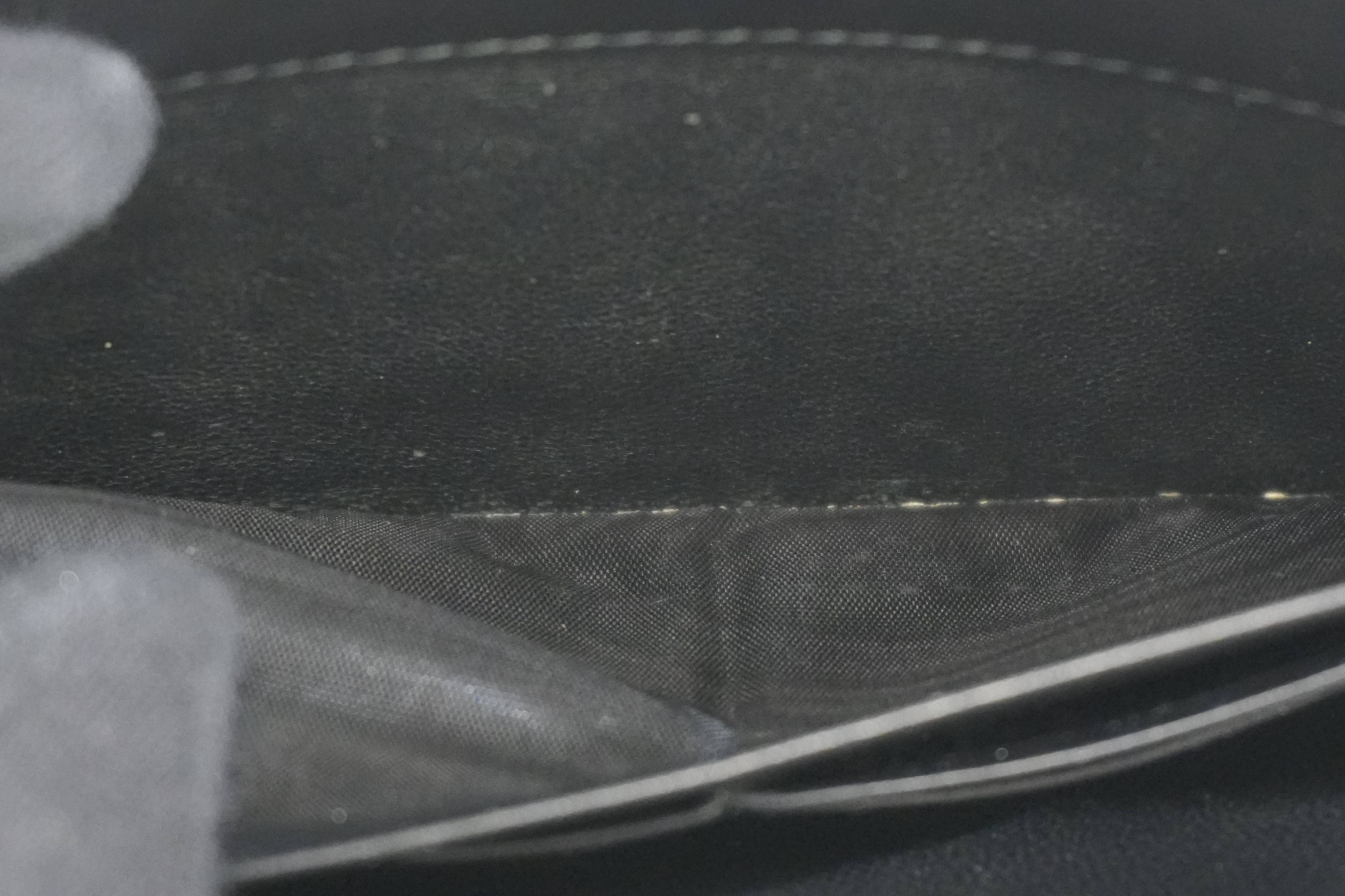 Pre-owned Bottega Intercciato Zippy Long Wallet Black