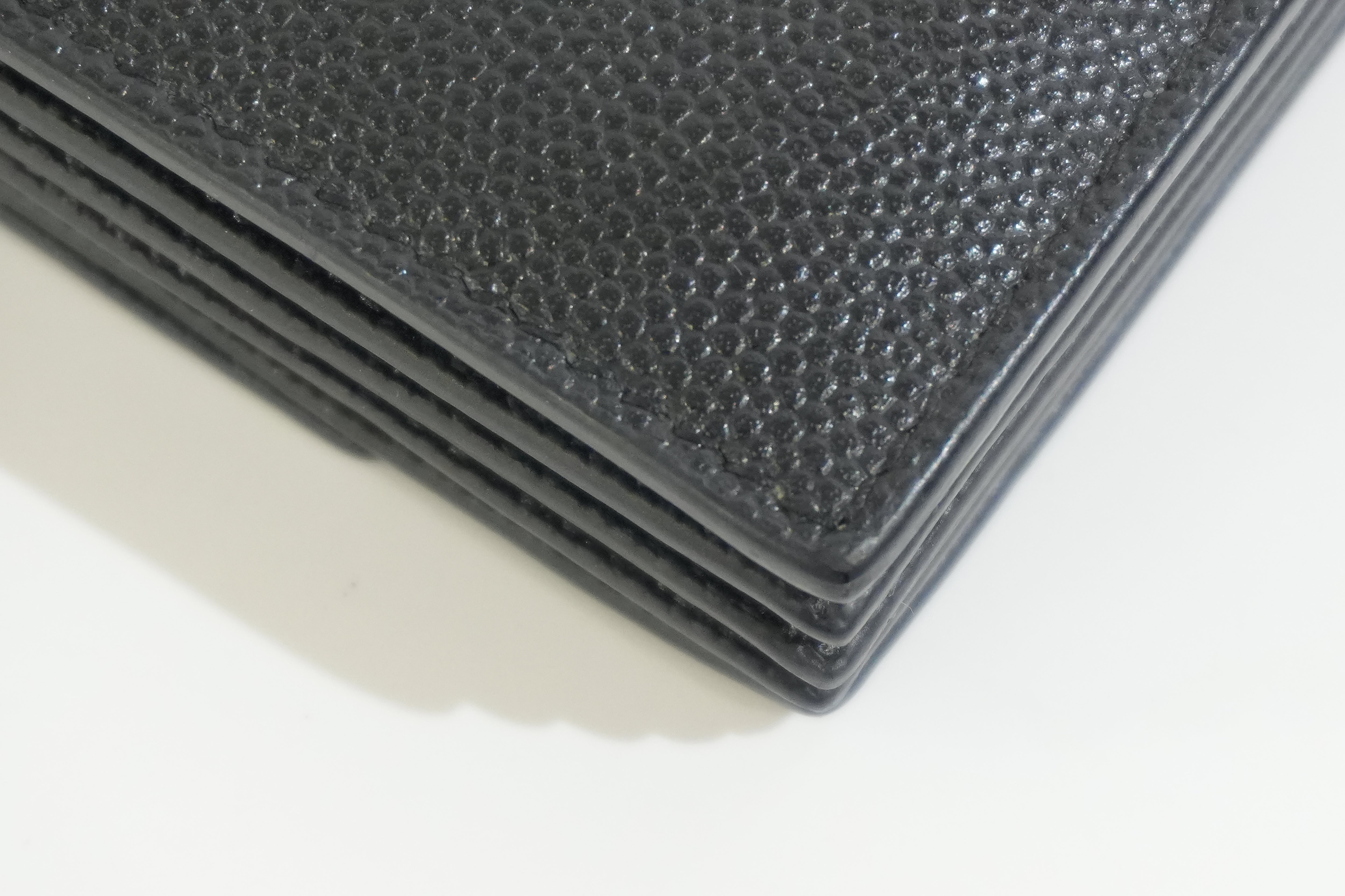 Pre-owned Saint Laurent Compact Wallet Black