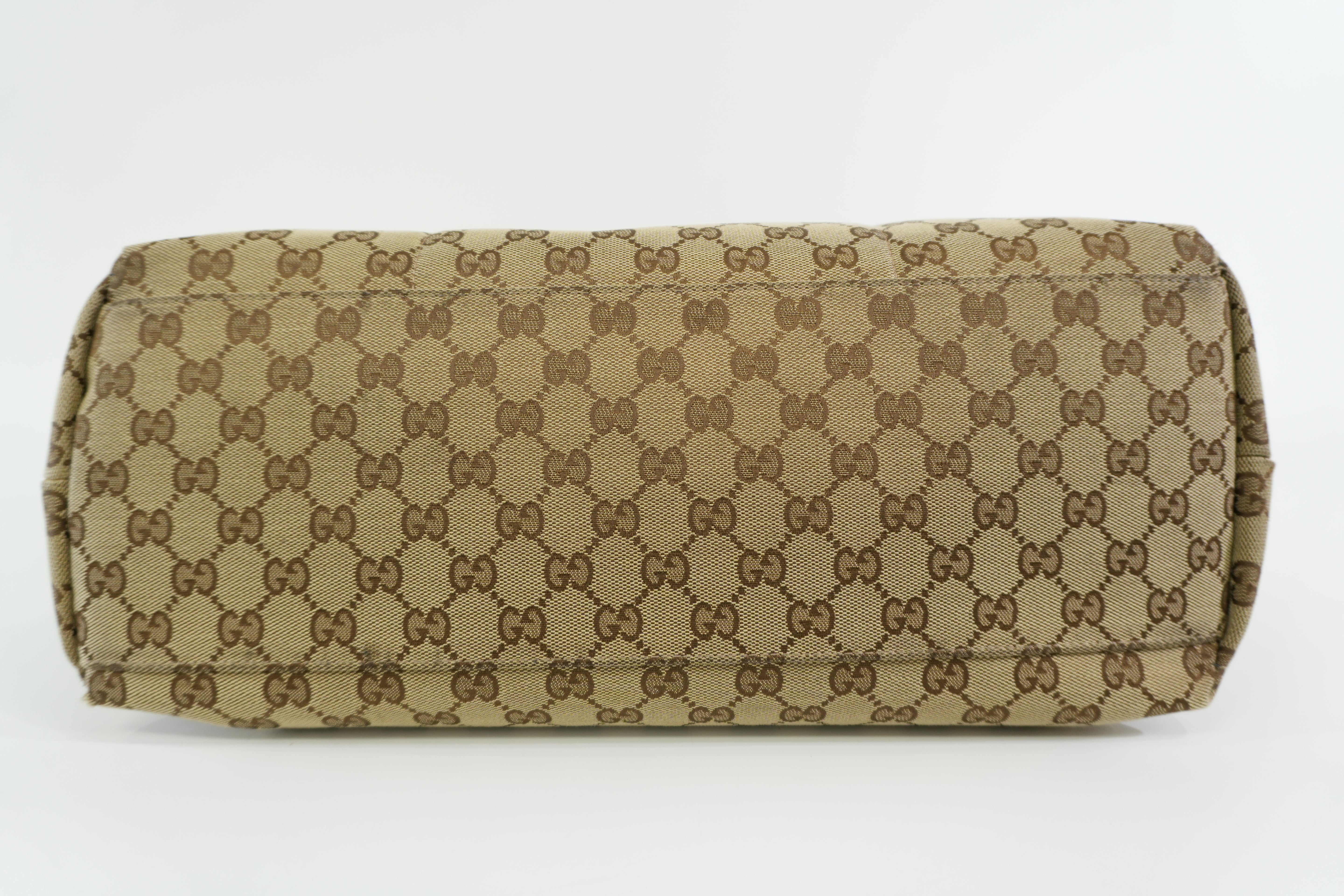 Pre-owned Gucci Ophidia Tote Bag Brown